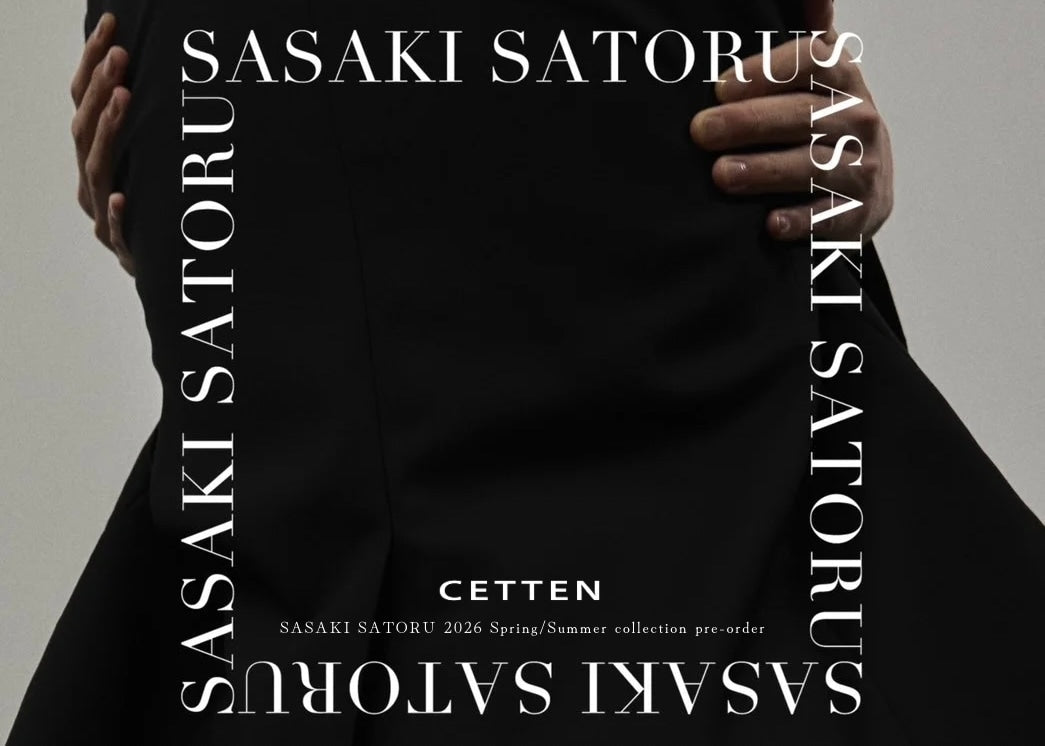 SASAKI SATORU 2026SS collection pre-order