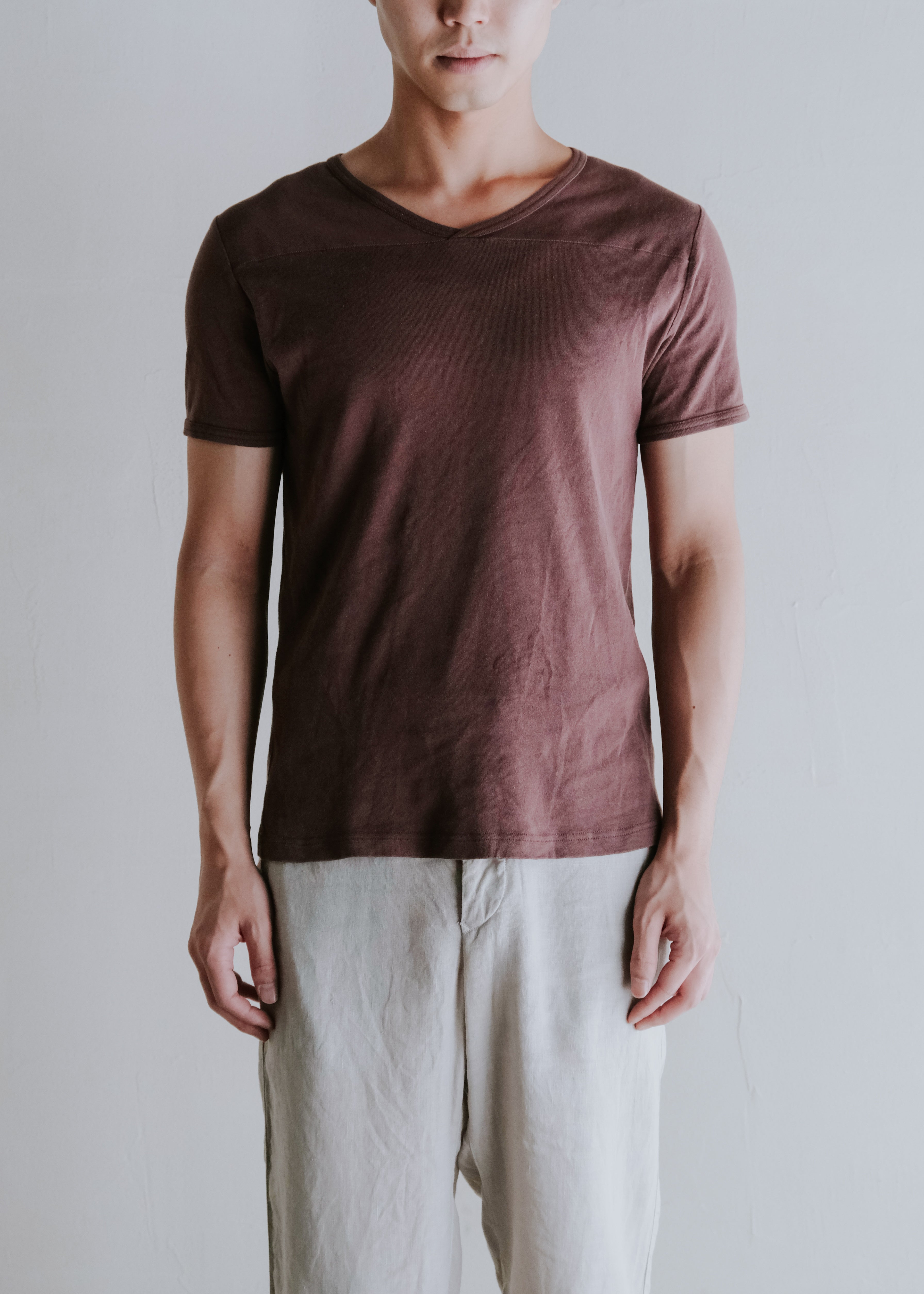 00's DRIES VAN NOTEN v-neck cotton t-shirt