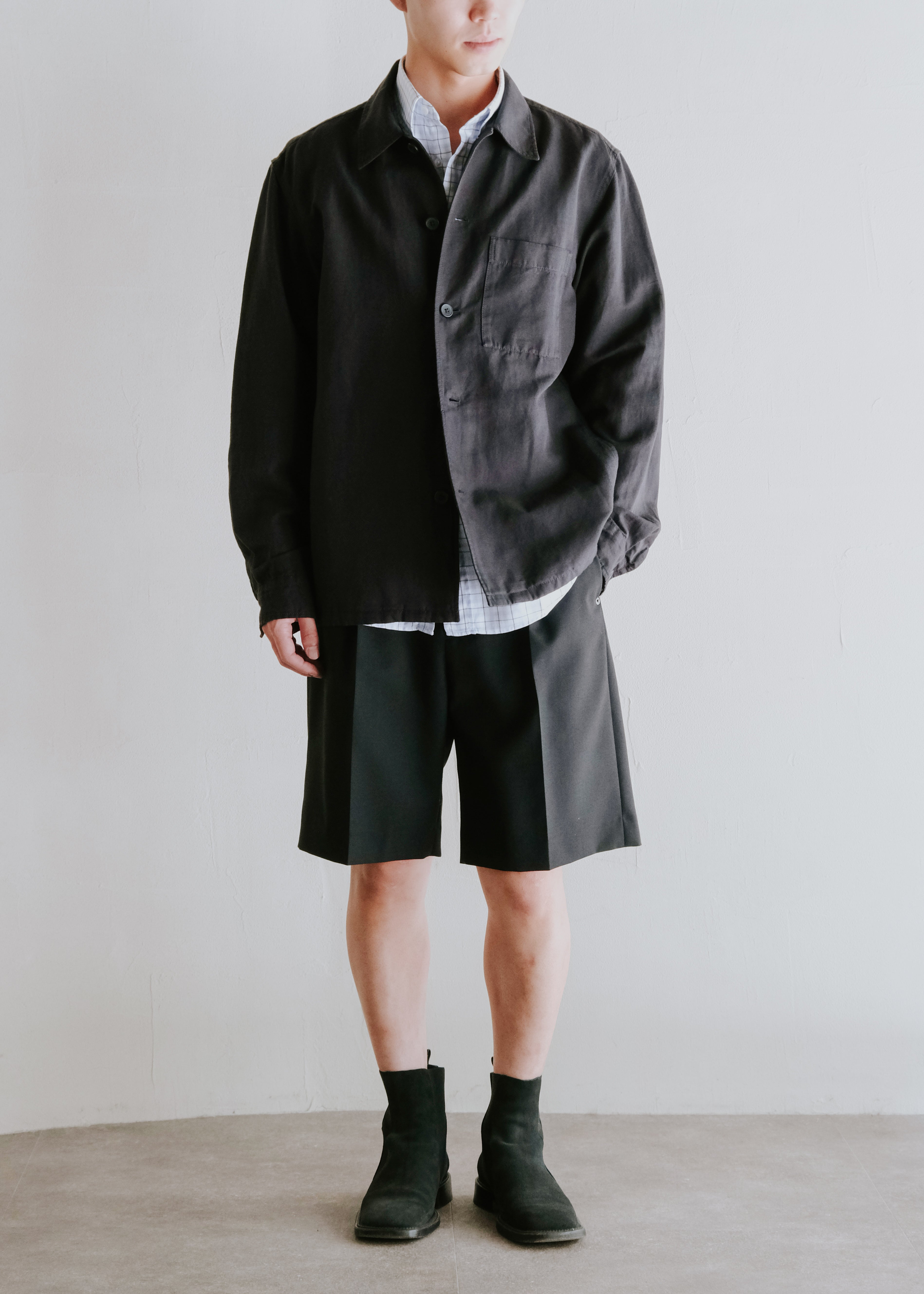 JEANPAULKNOTT 26SS MEN'S WORKER JACKET / BLACK