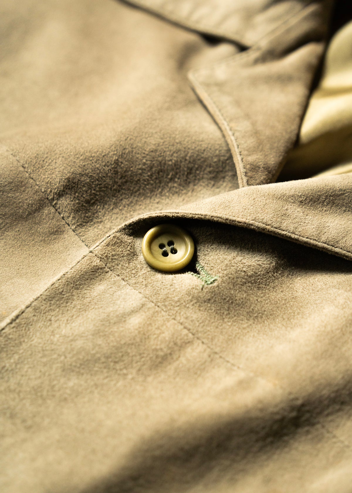 Calvin Klein Collection 98SS suede leather shirt jacket