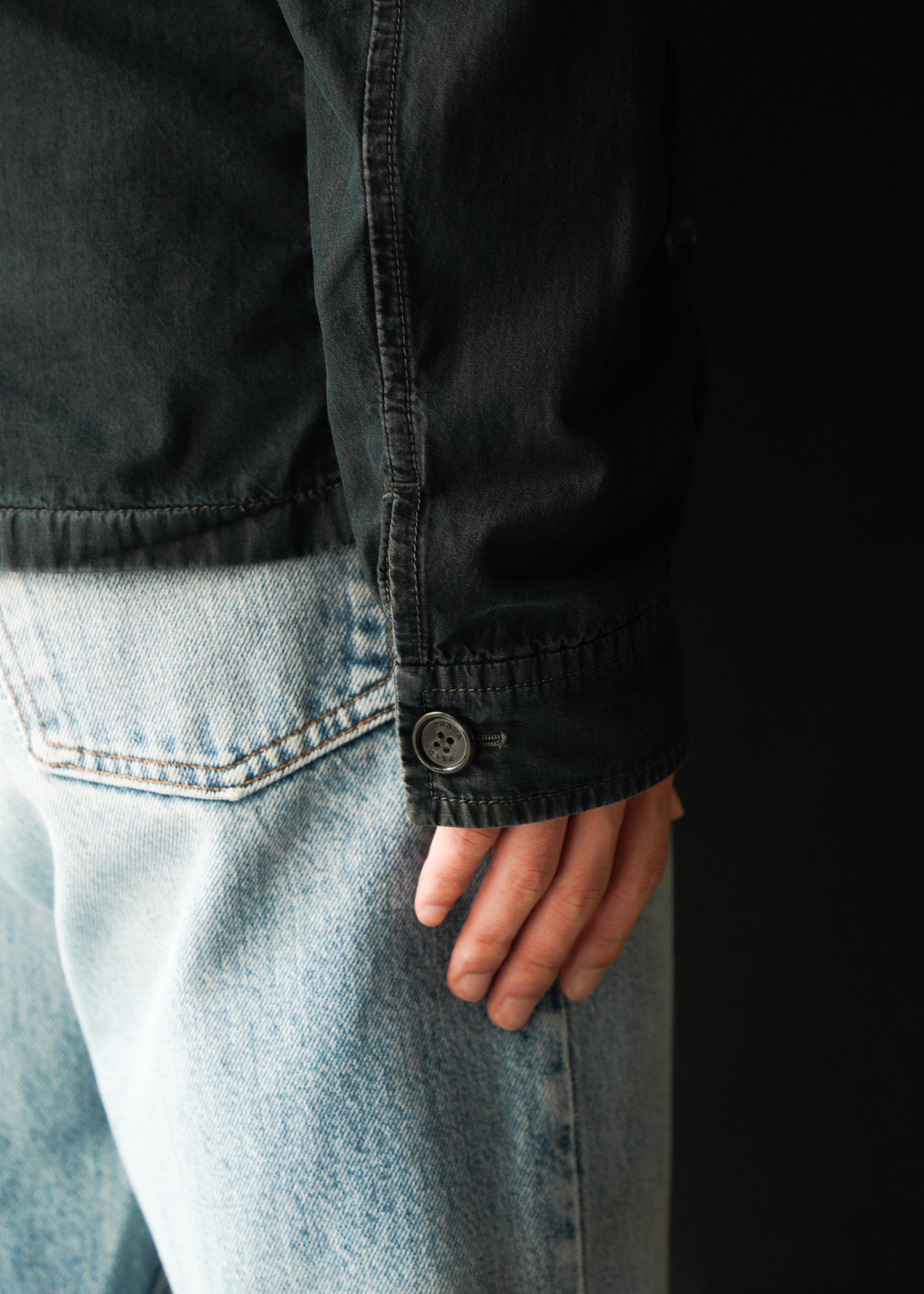 00’s PRADA zip up cotton jacket