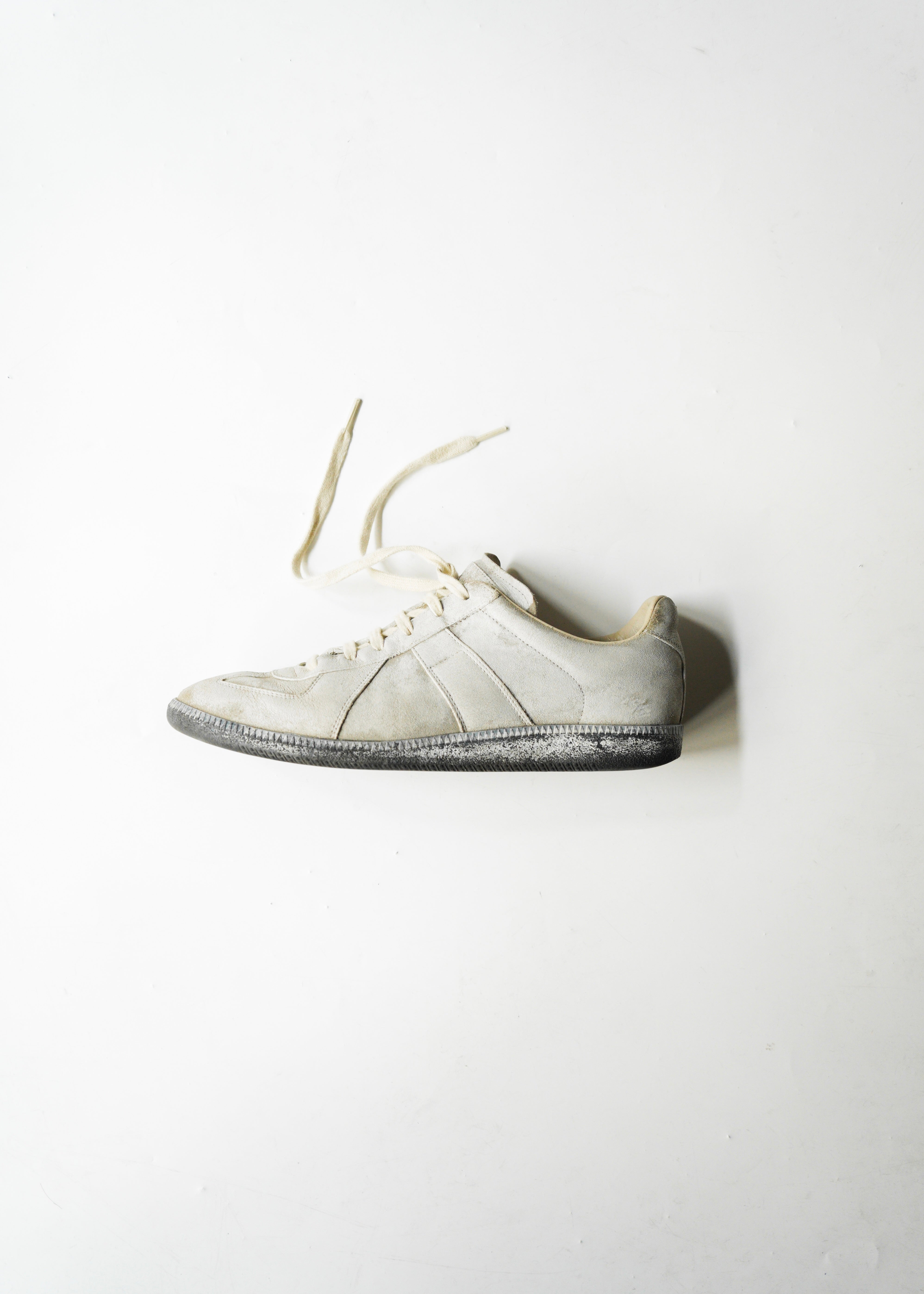 10’s Maison Margiela coated lamb skin GERMAN TRAINER