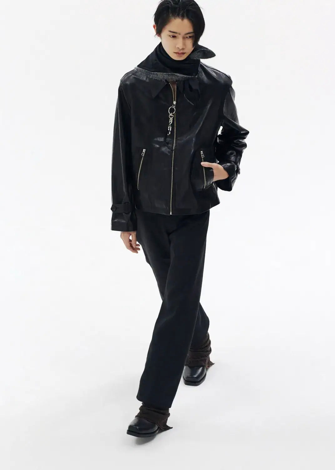 SHOOP 26AW EVERYDAY LEATHER JACKET / Black