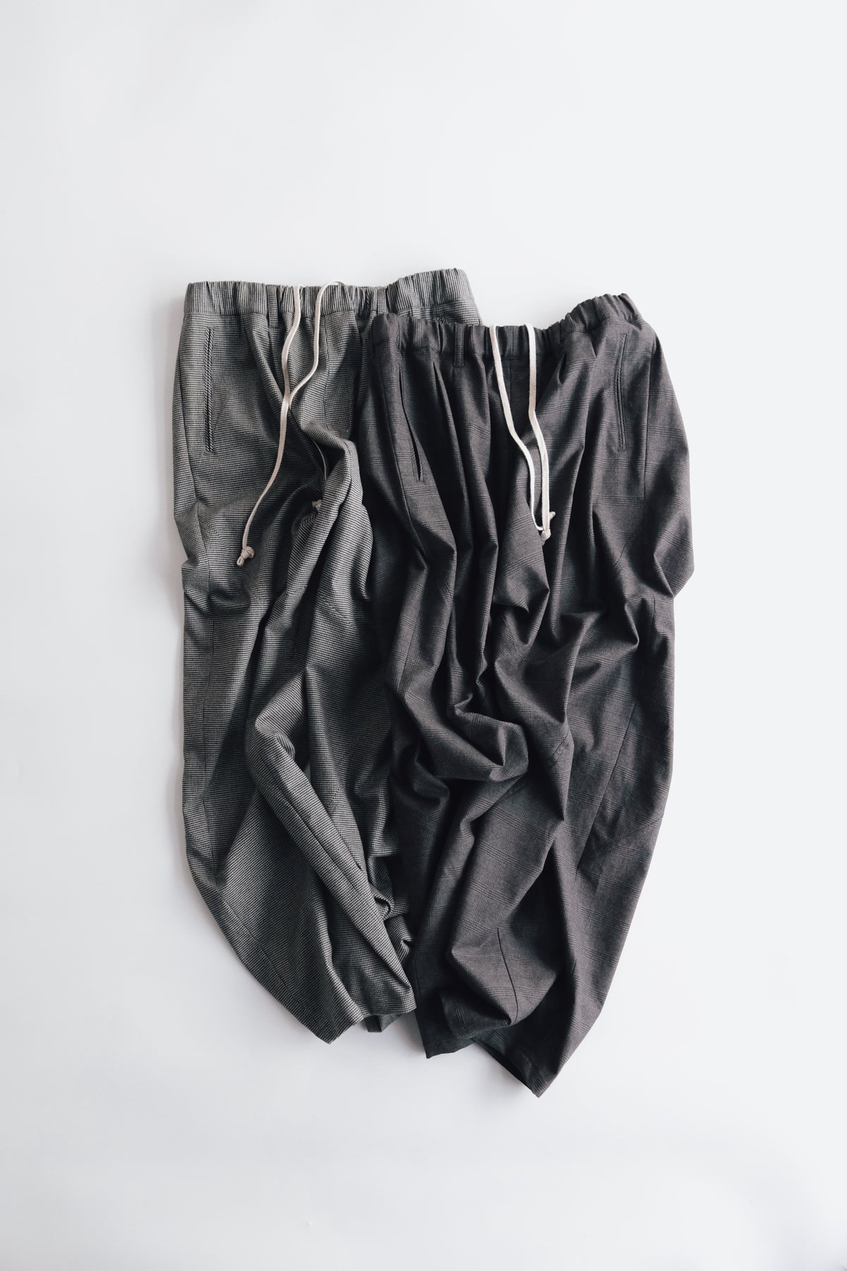 Ex. HOMO LUDENS 26AW Y.M. Jockey easy pants / charcoal