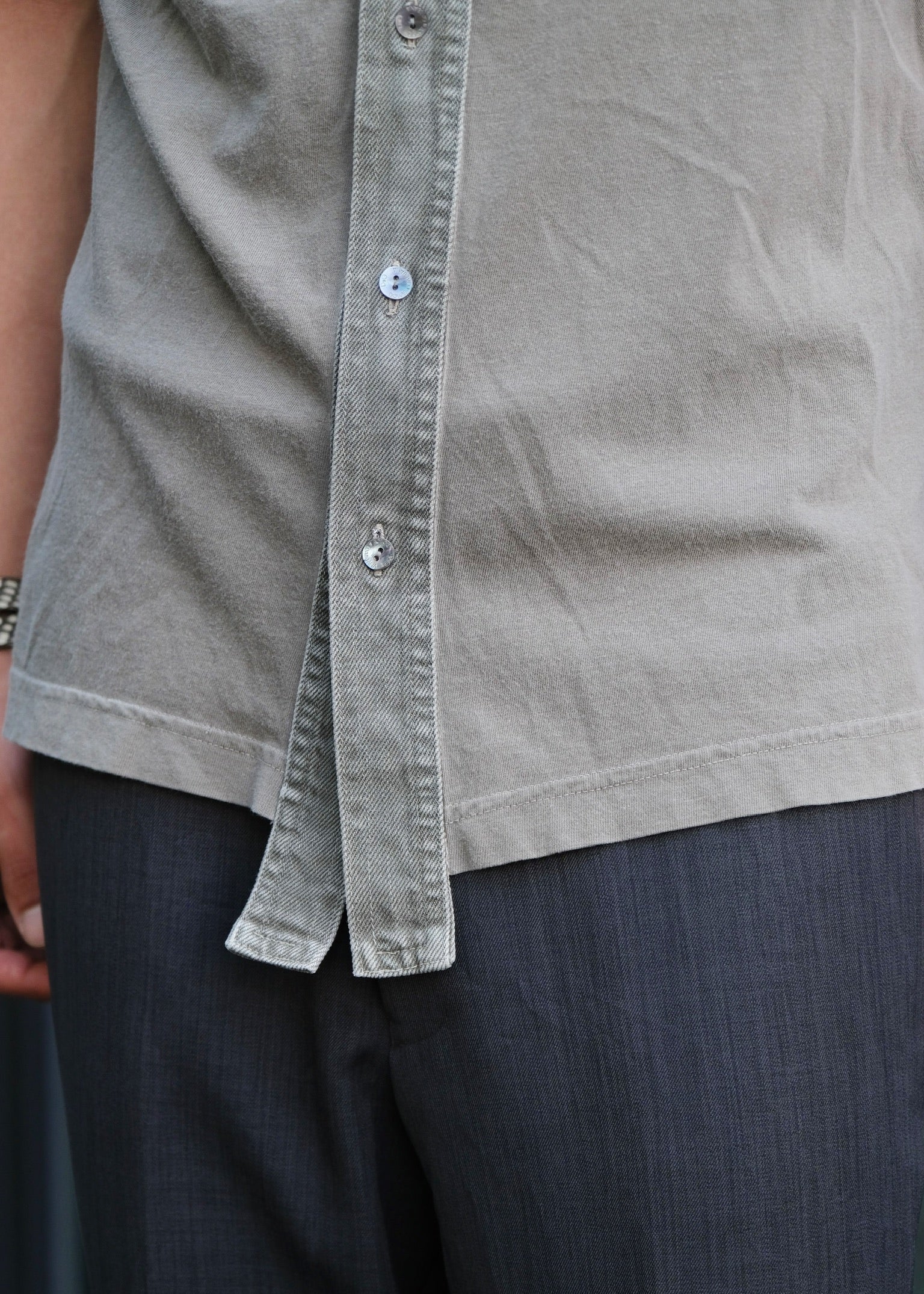 00’s D&G regular collar short sleeve shirt