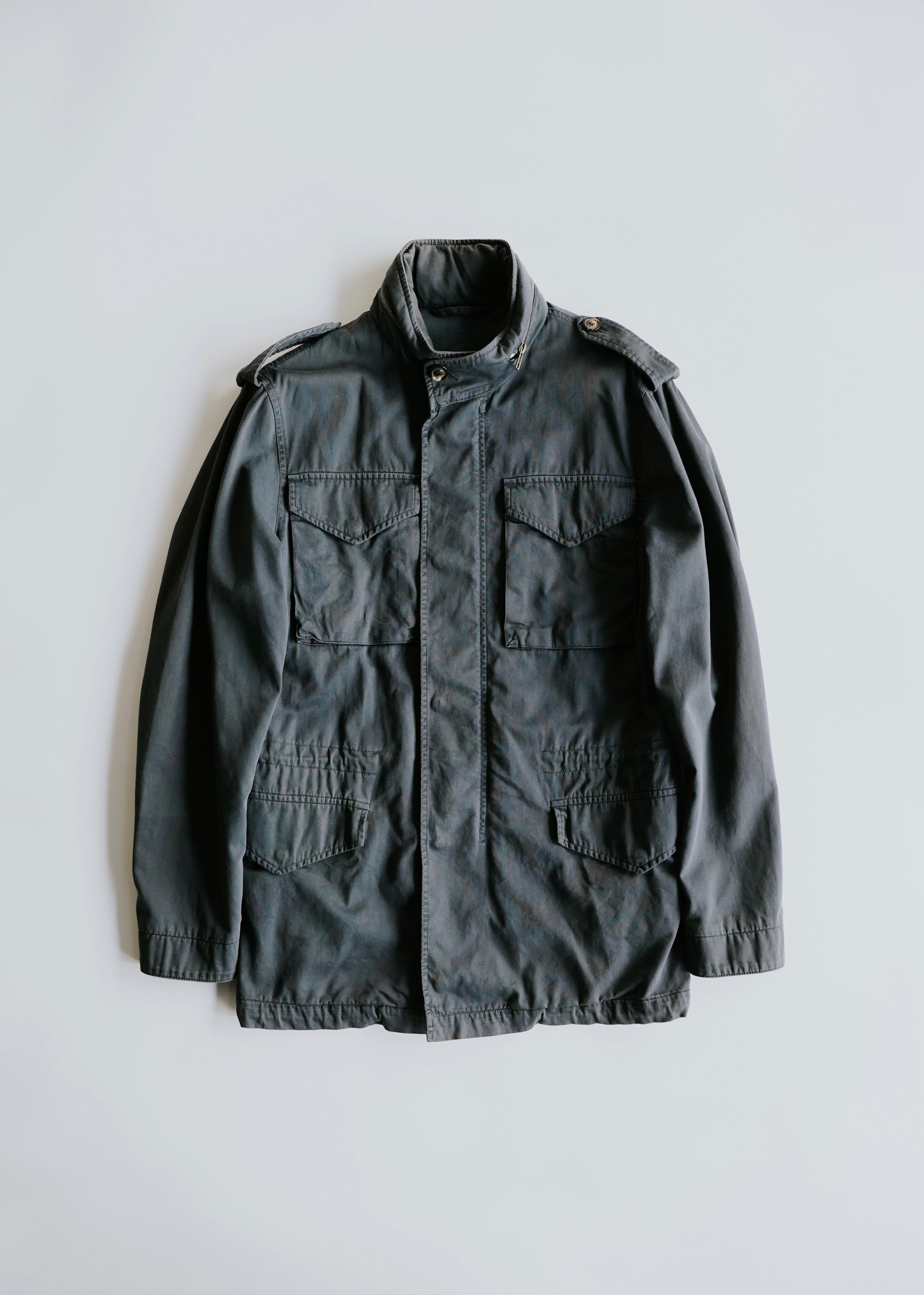 Martin Margiela 08SS fly-front military jacket
