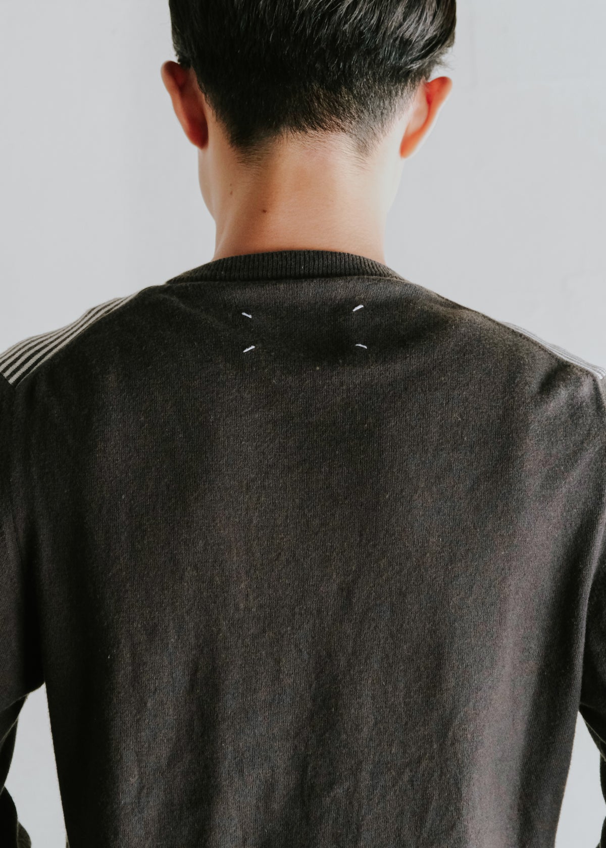 Martin Margiela マルタンマルジェラ 09SS ストライプ ニット カーディガン メンズ