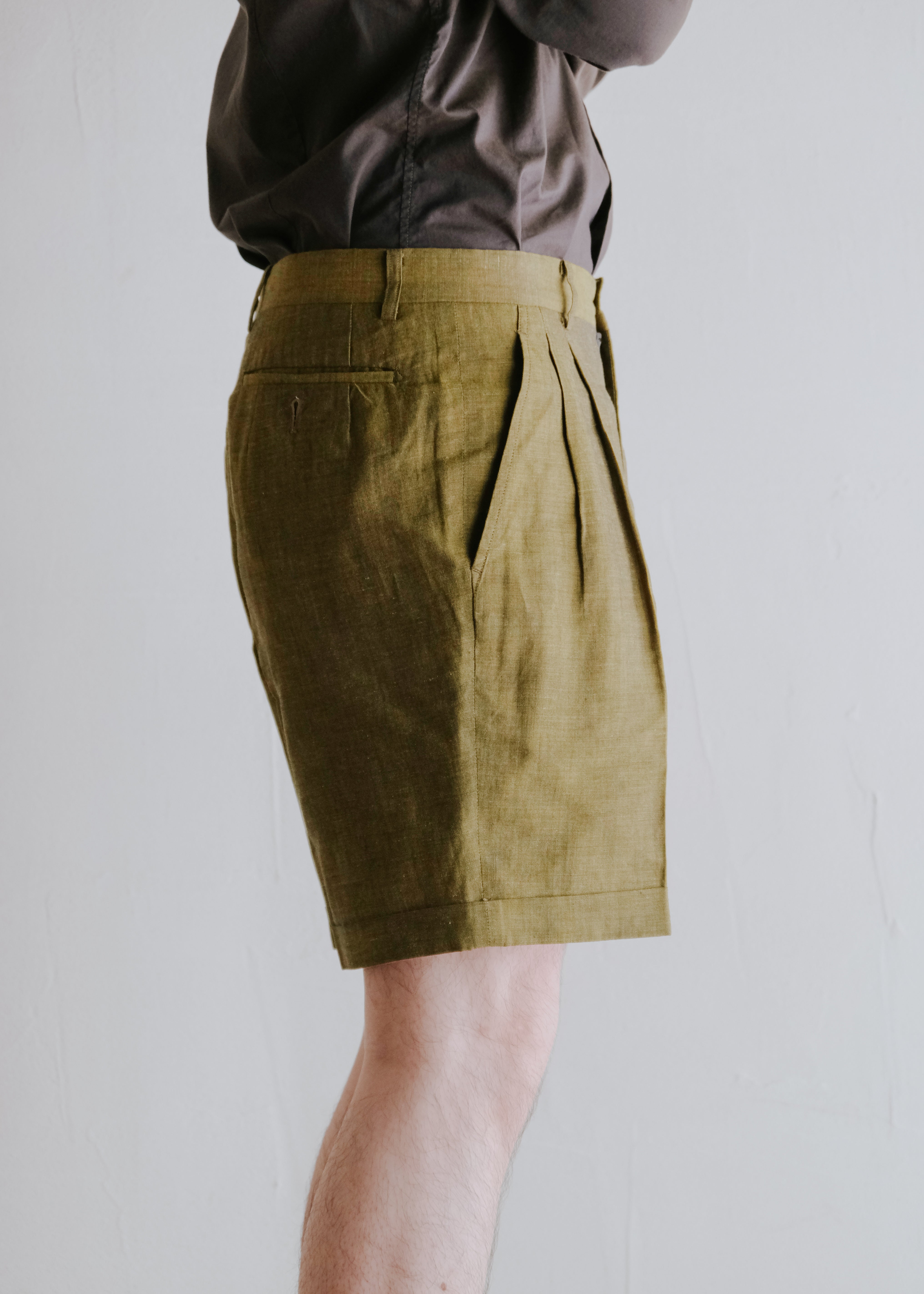 80's LANVIN STUDIO PARIS 2 tucked shorts