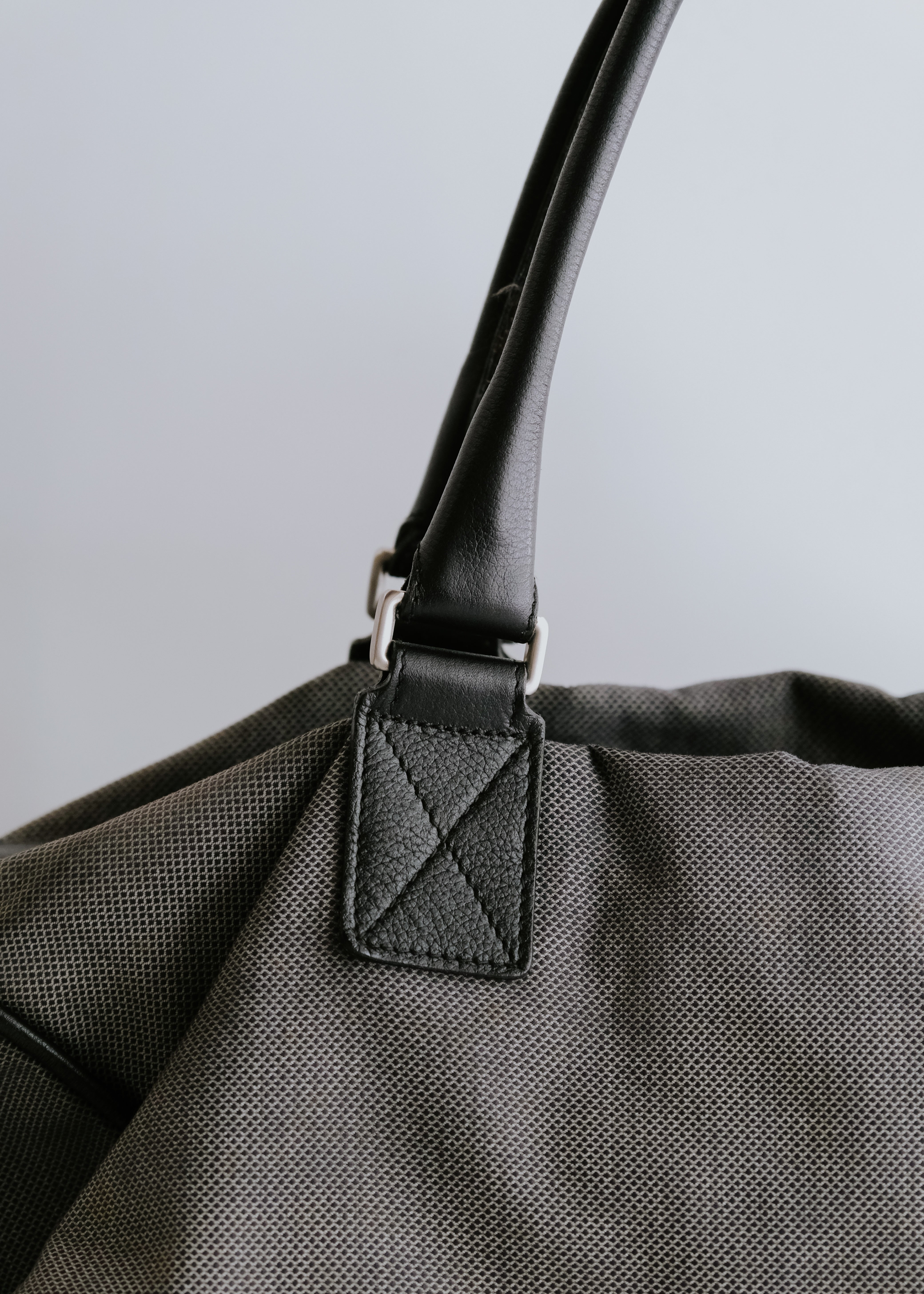 00-10's BOTTEGA VENETA leather combination boston bag
