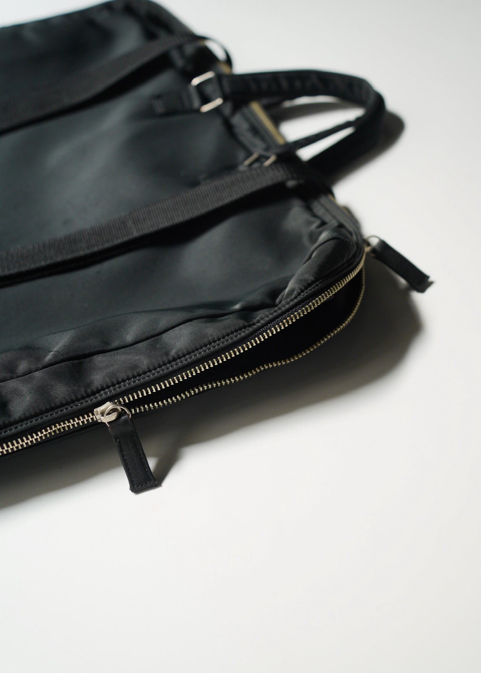 90's HELMUT LANG bondage nylon brief bag