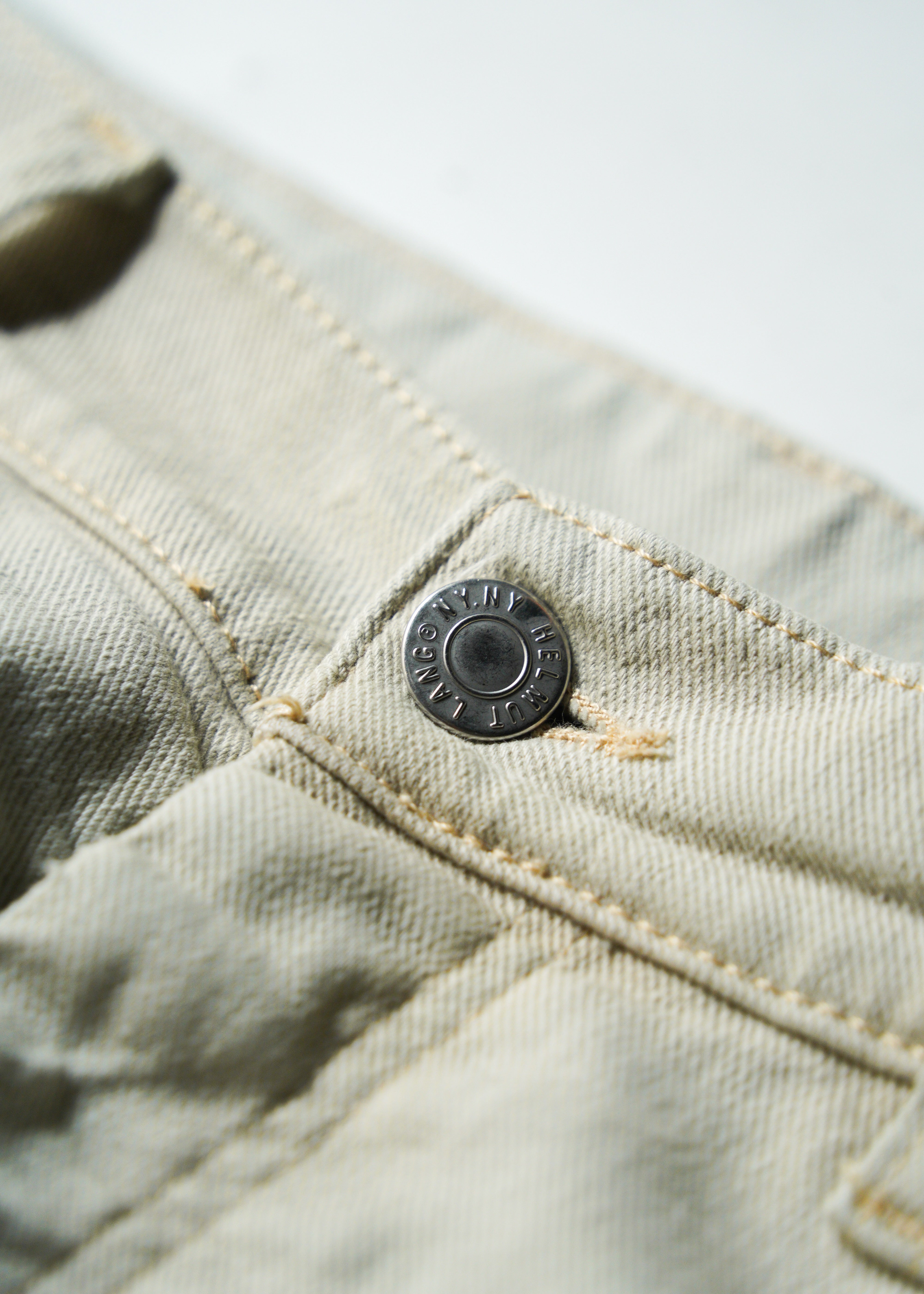 HELMUT LANG 04SS zip pocket classic cut denim