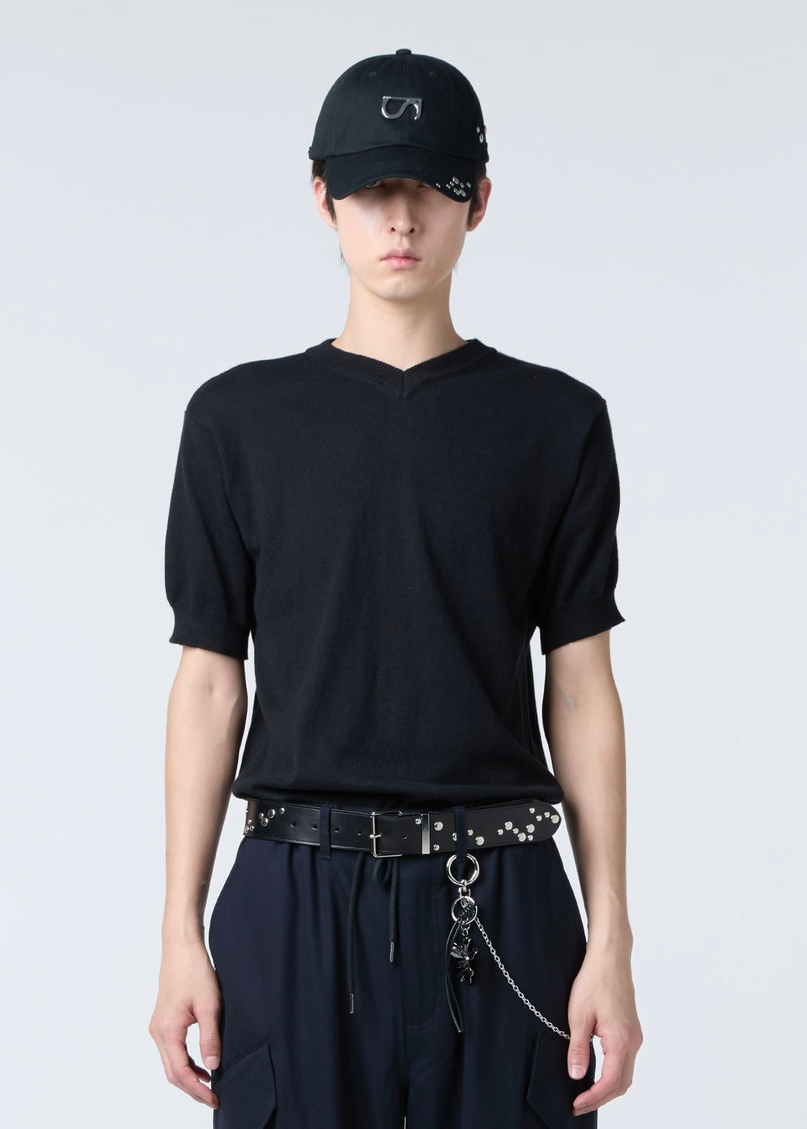 SHOOP 26AW RANDOM STUDS BELT / Black