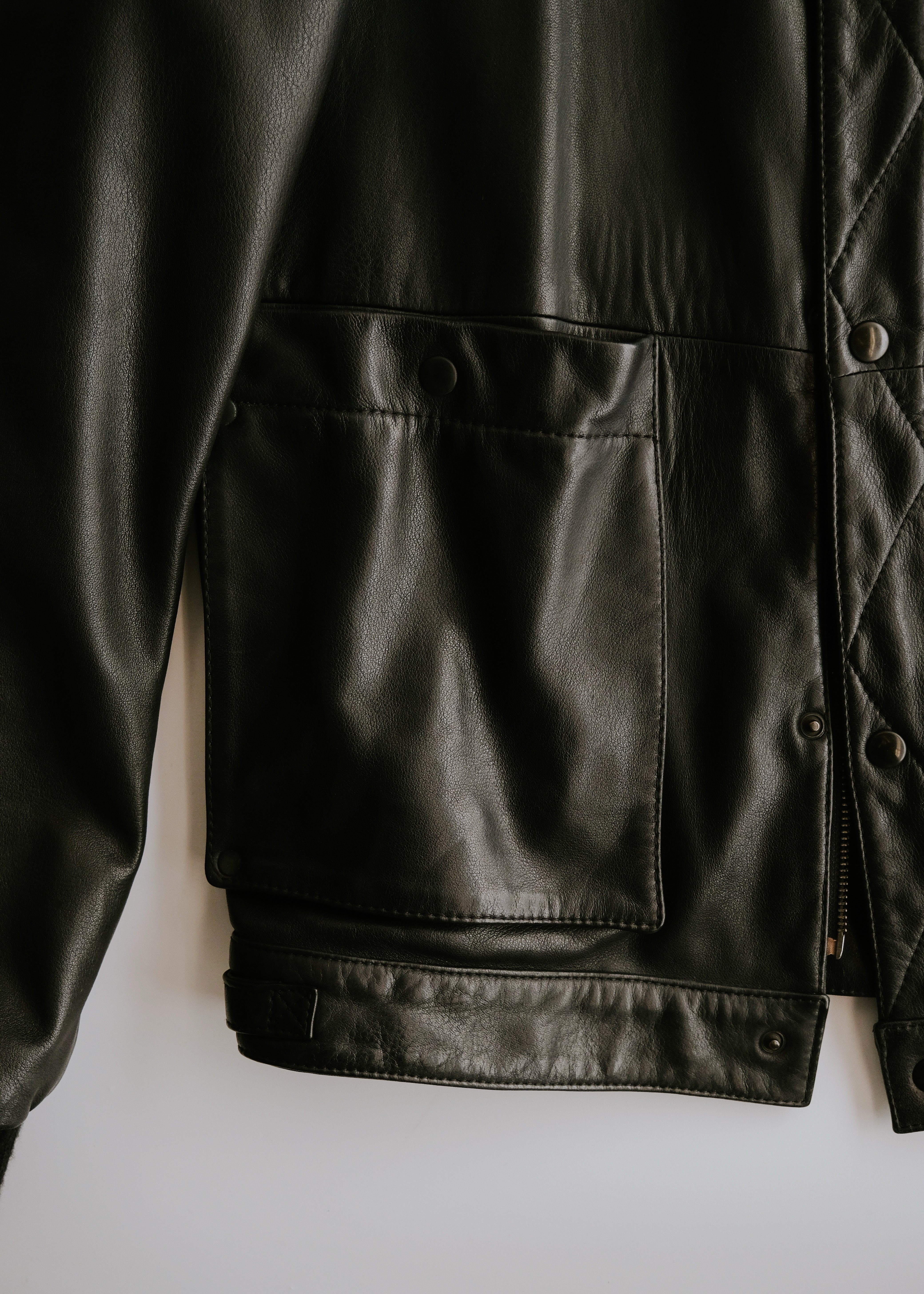 MARTIN MARGIELA 07AW multiple pockets single leather riders jacket