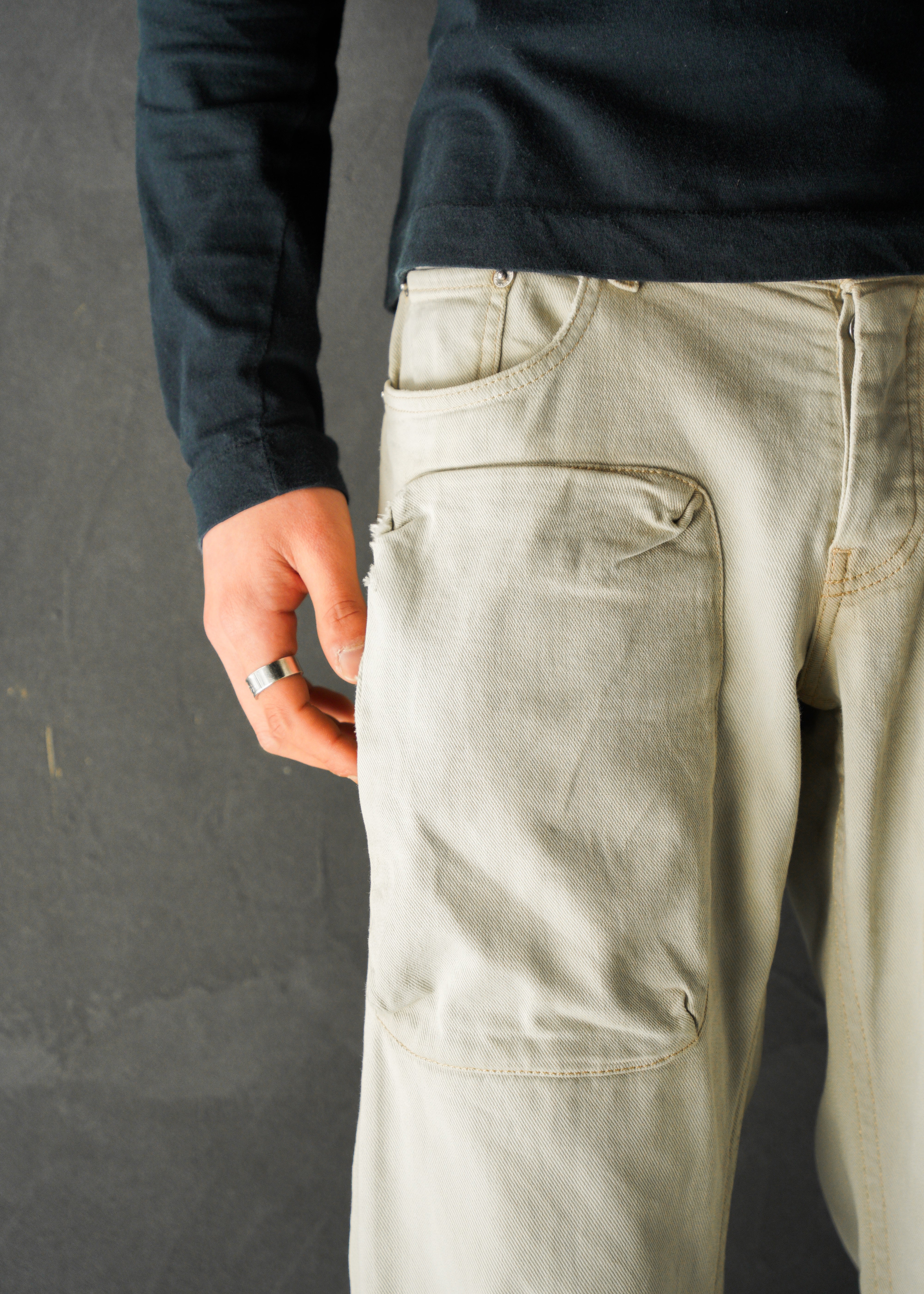 HELMUT LANG 04SS zip pocket classic cut denim