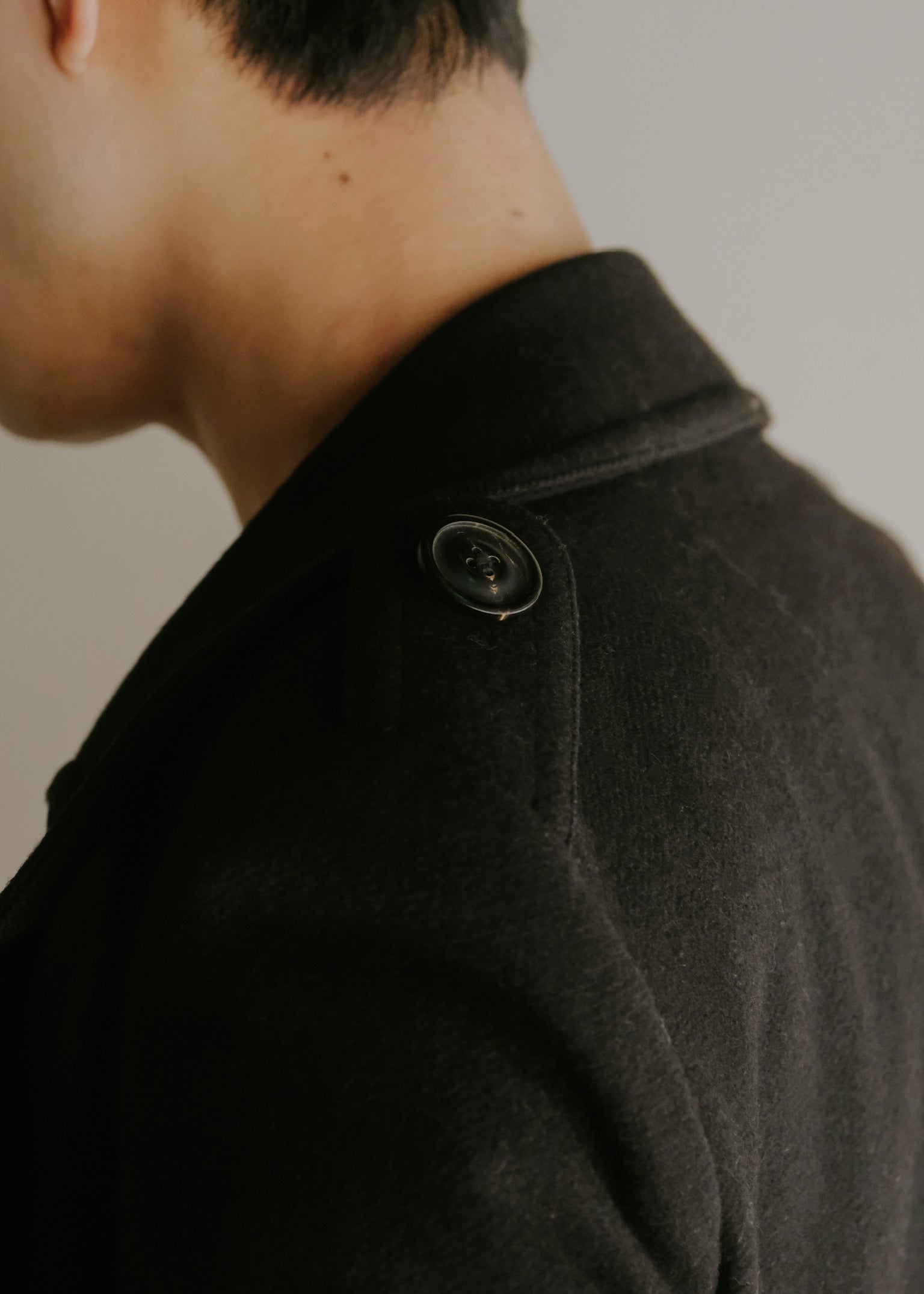 Martin Margiela 05AW wool military P coat