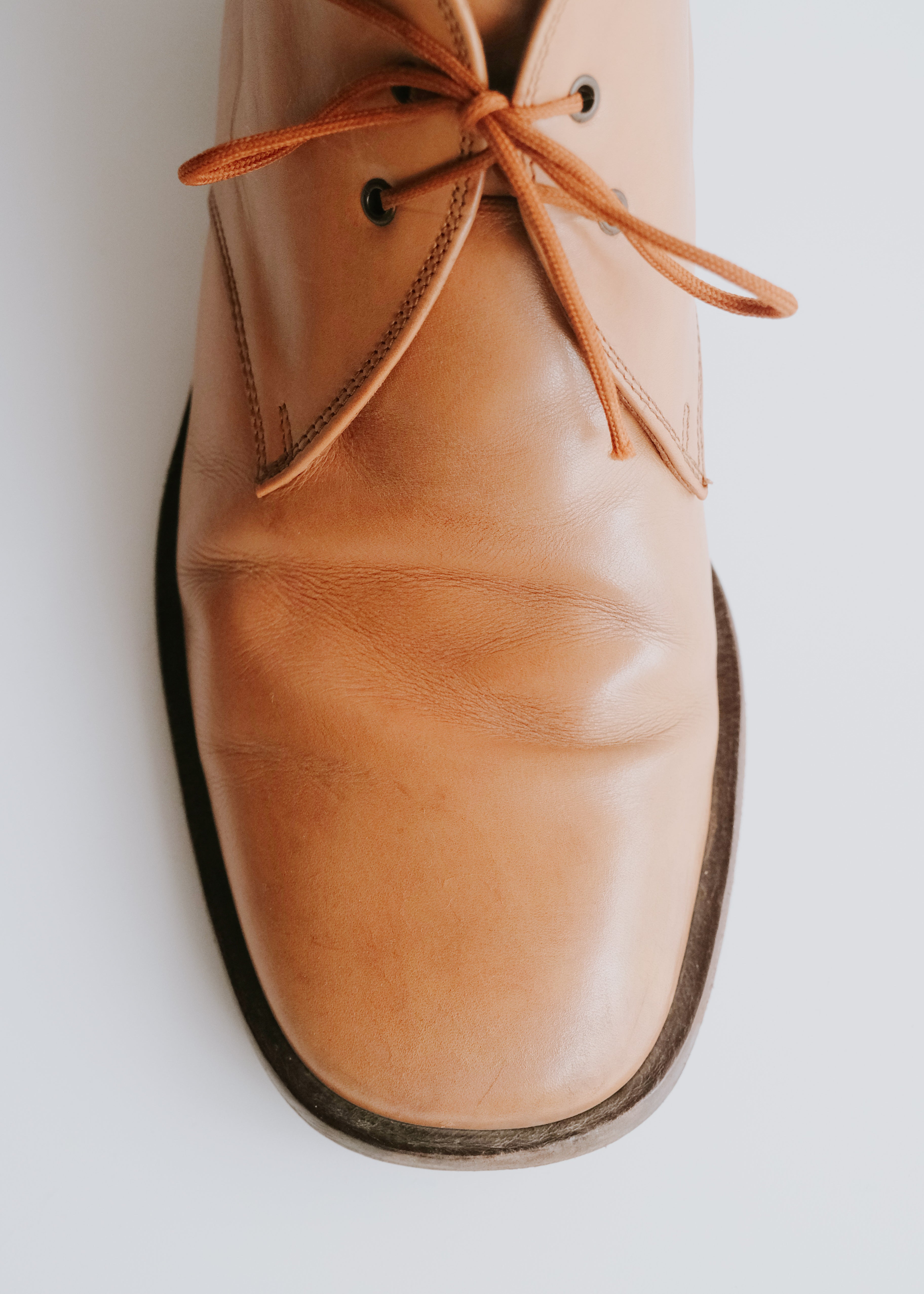 GUCCI by Tom Ford square toe leather chukka boots