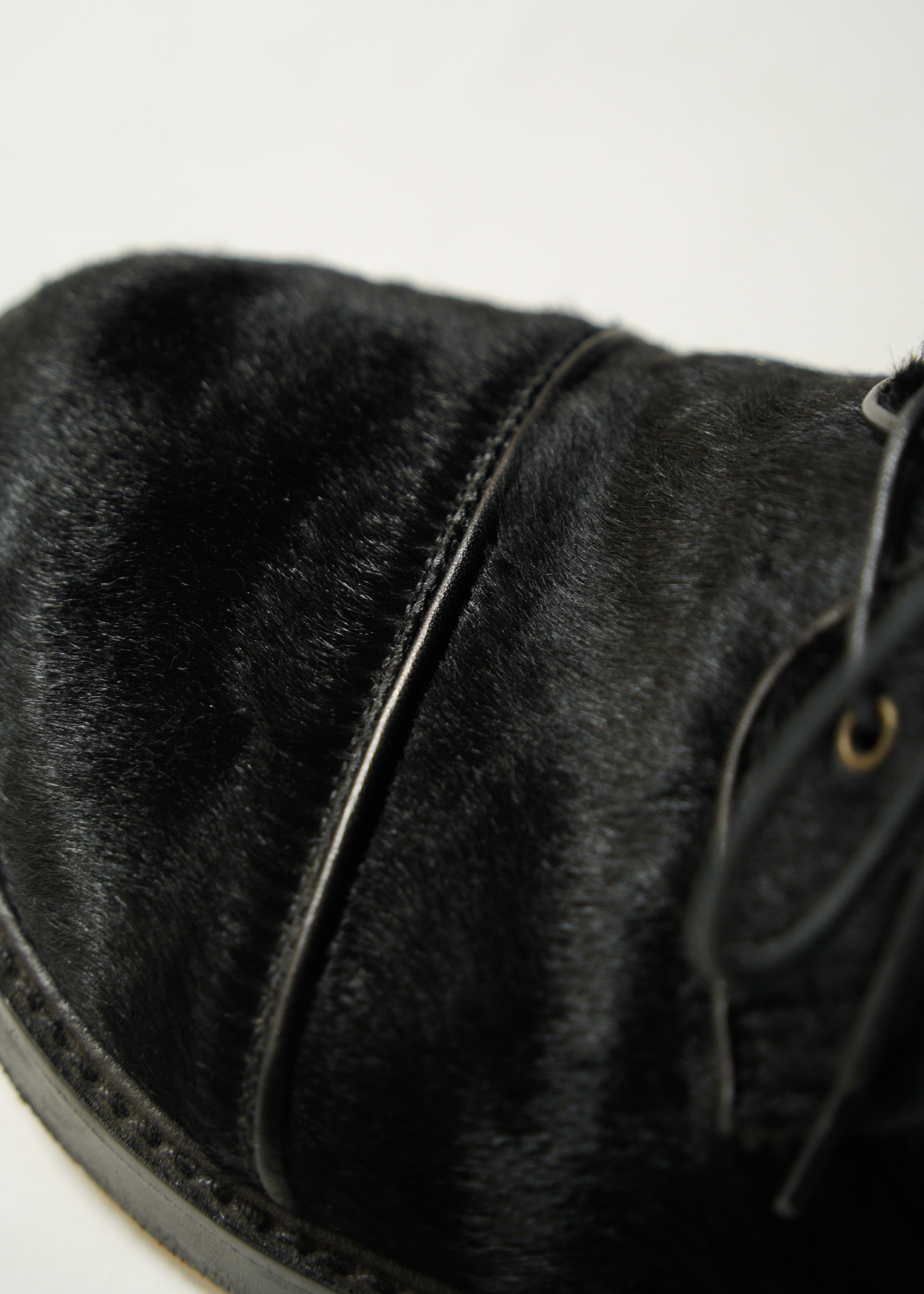 00’s Jean Paul Gaultier claf hair race up shoes