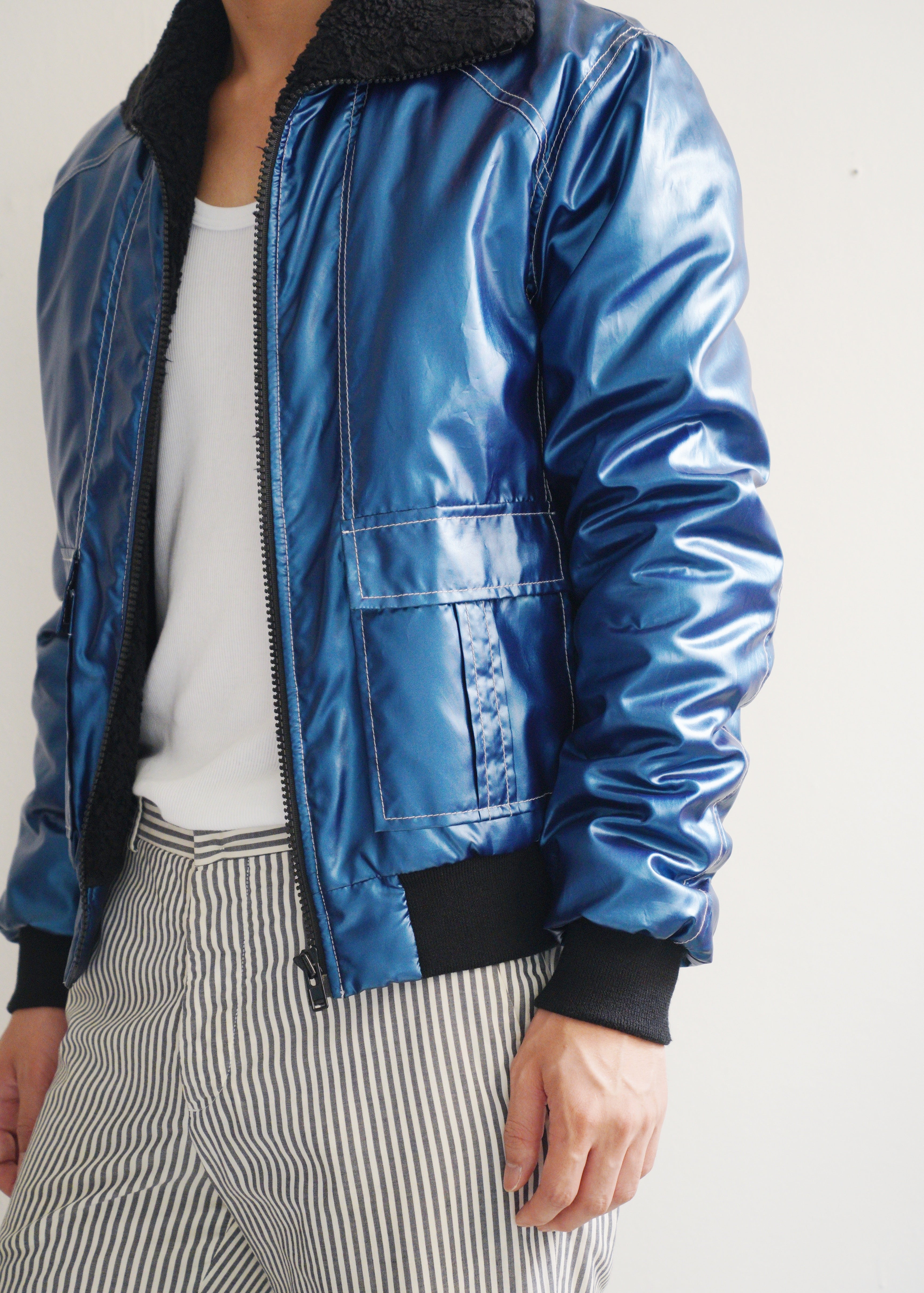 Martin Margiela 07FW nylon boa jacket
