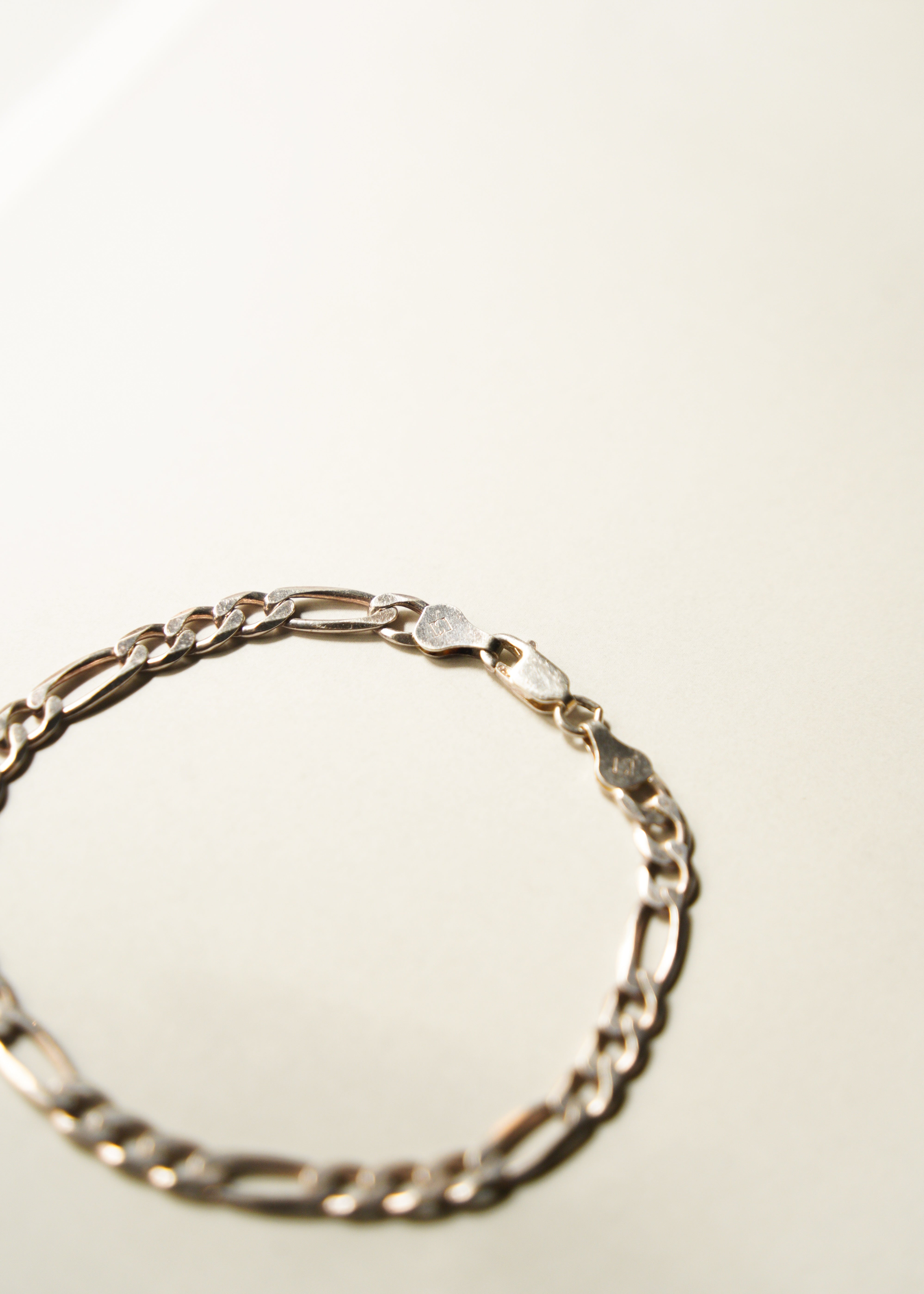 50’s Italian vintage oval chain bracelet