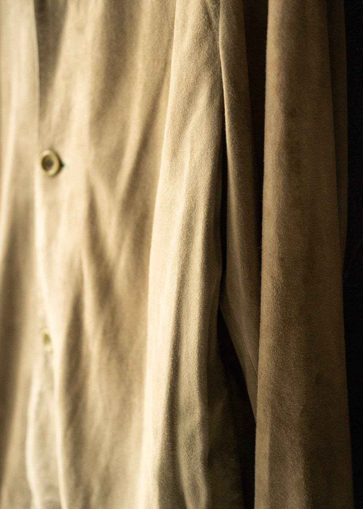 Calvin Klein Collection 98SS suede leather shirt jacket