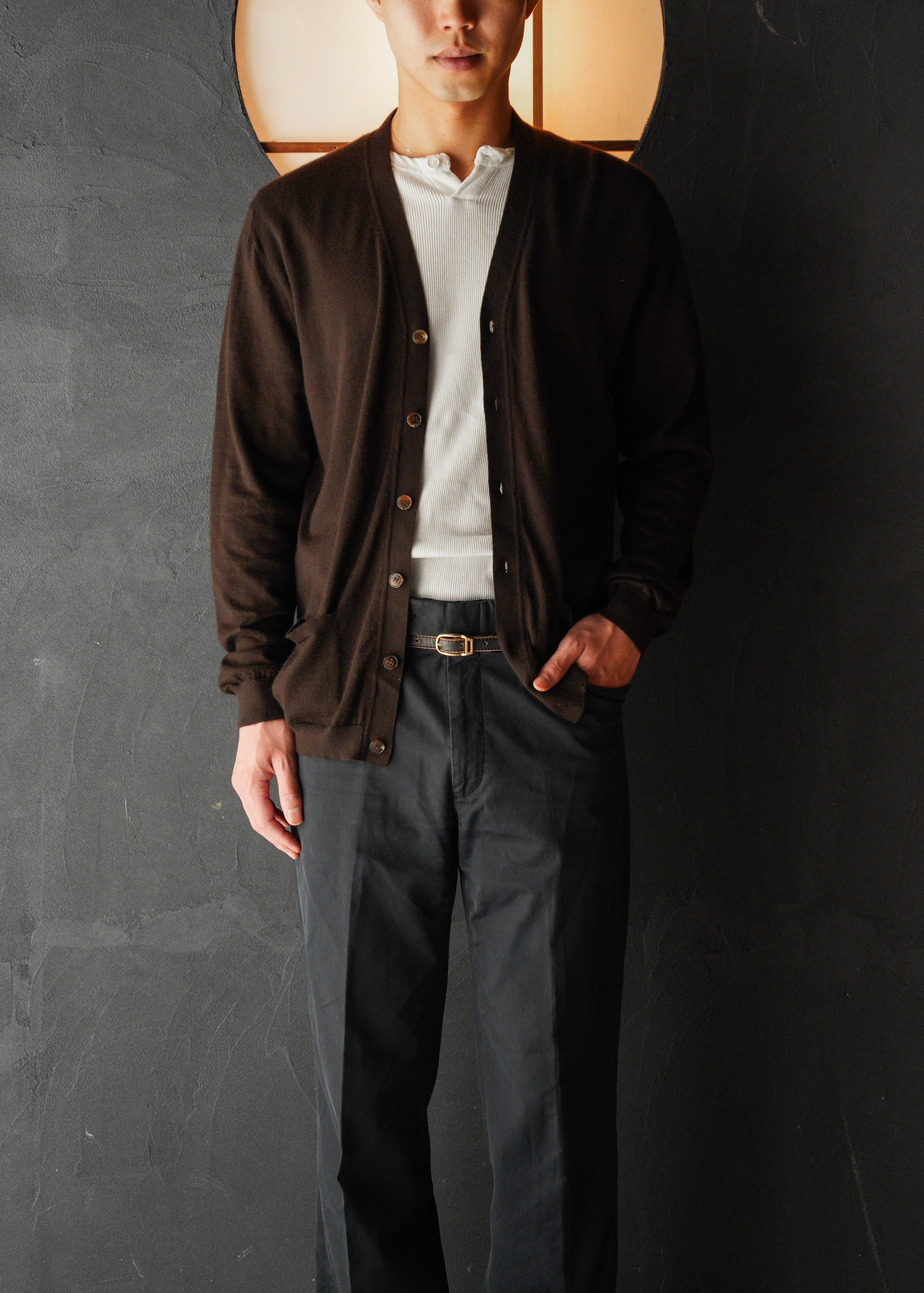 GUCCI by Tom Ford 2004SS tapered cotton trousers