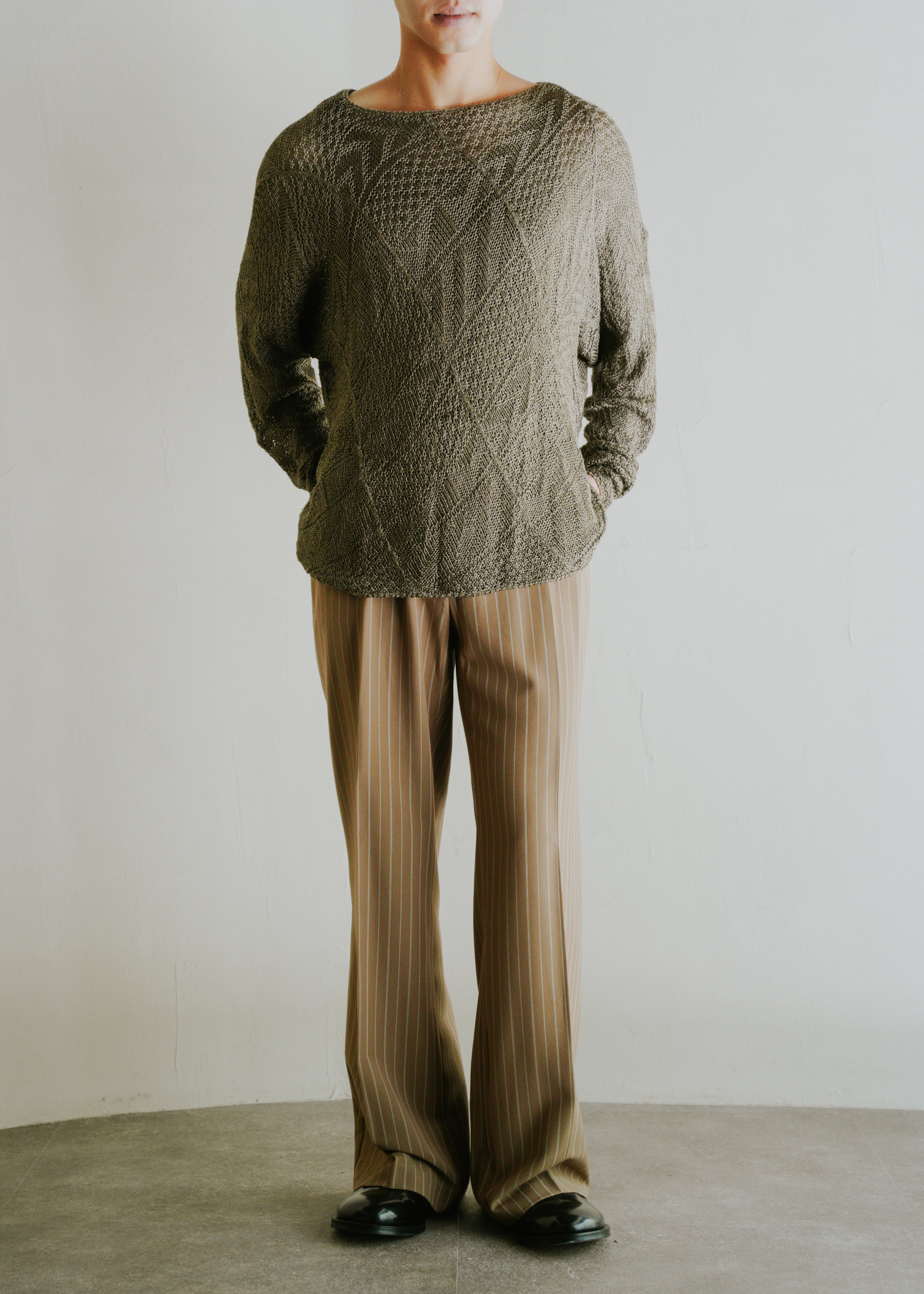 70-80's ISSEY MIYAKE dolman sleeves silk lace cut and sew