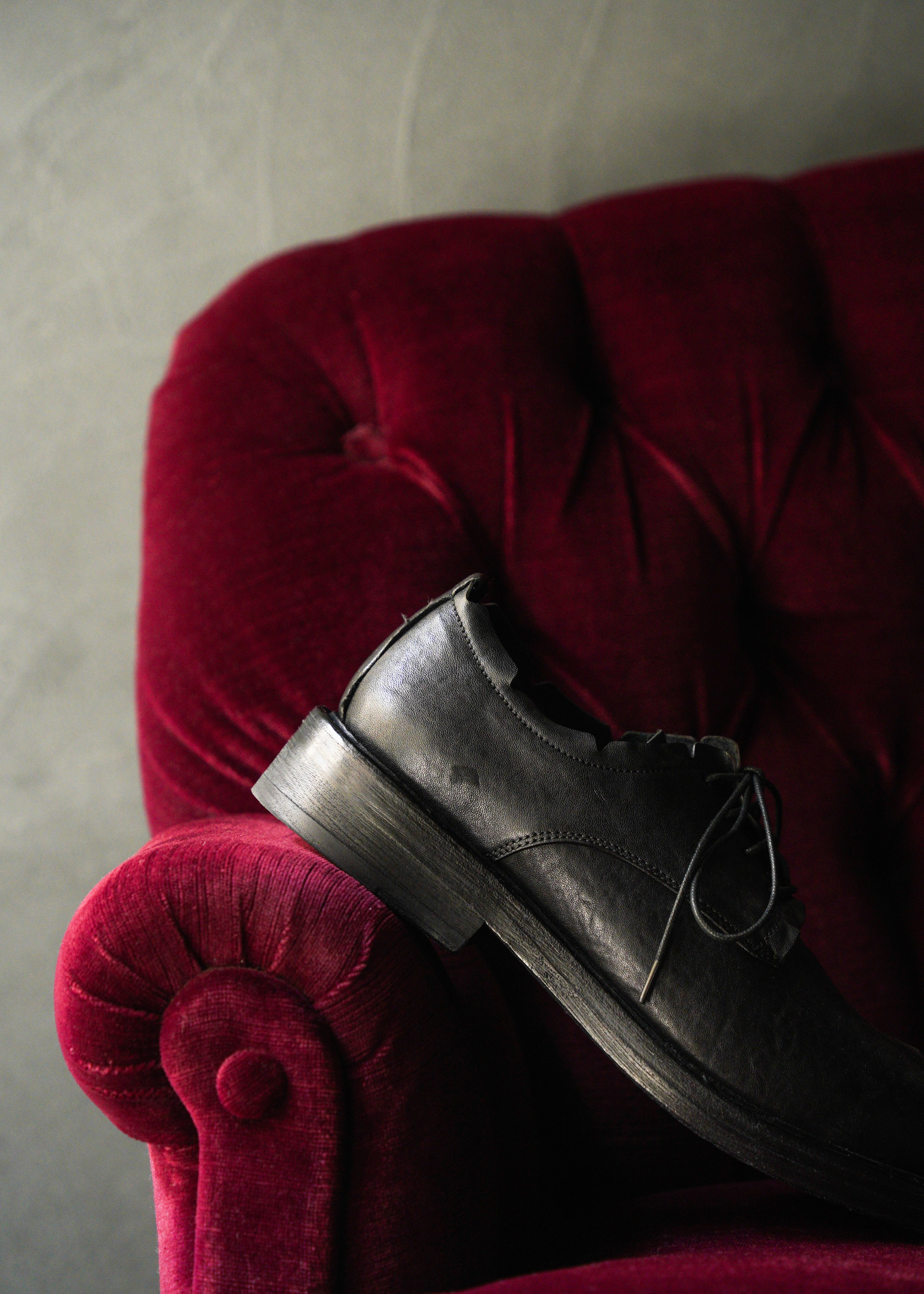 POST ARCHIVE FACTION 26SS Trimmed Derby / Matt Black