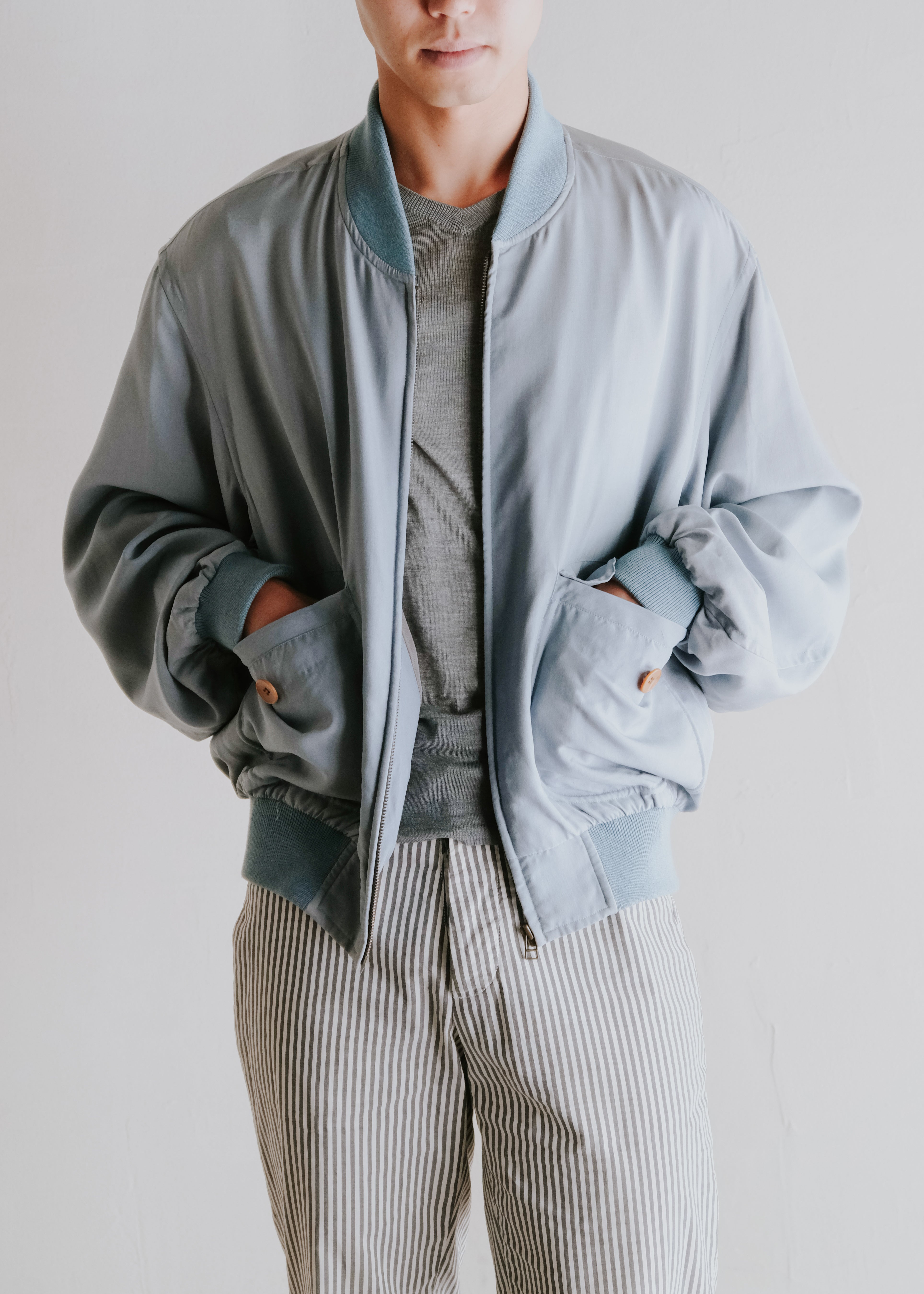 90-00's silk bomber jacket