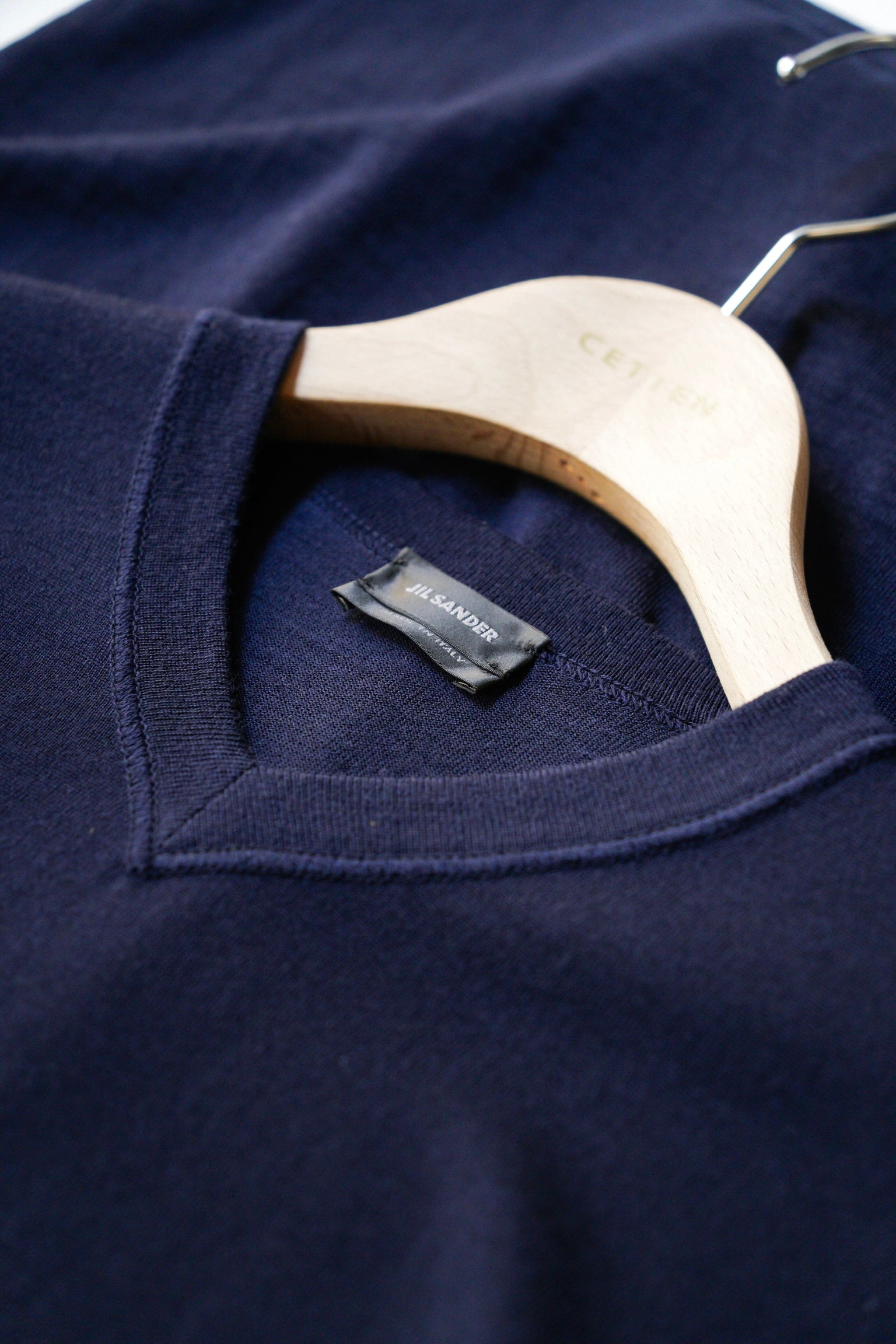 JIL SANDER 2013 v neck wool knit