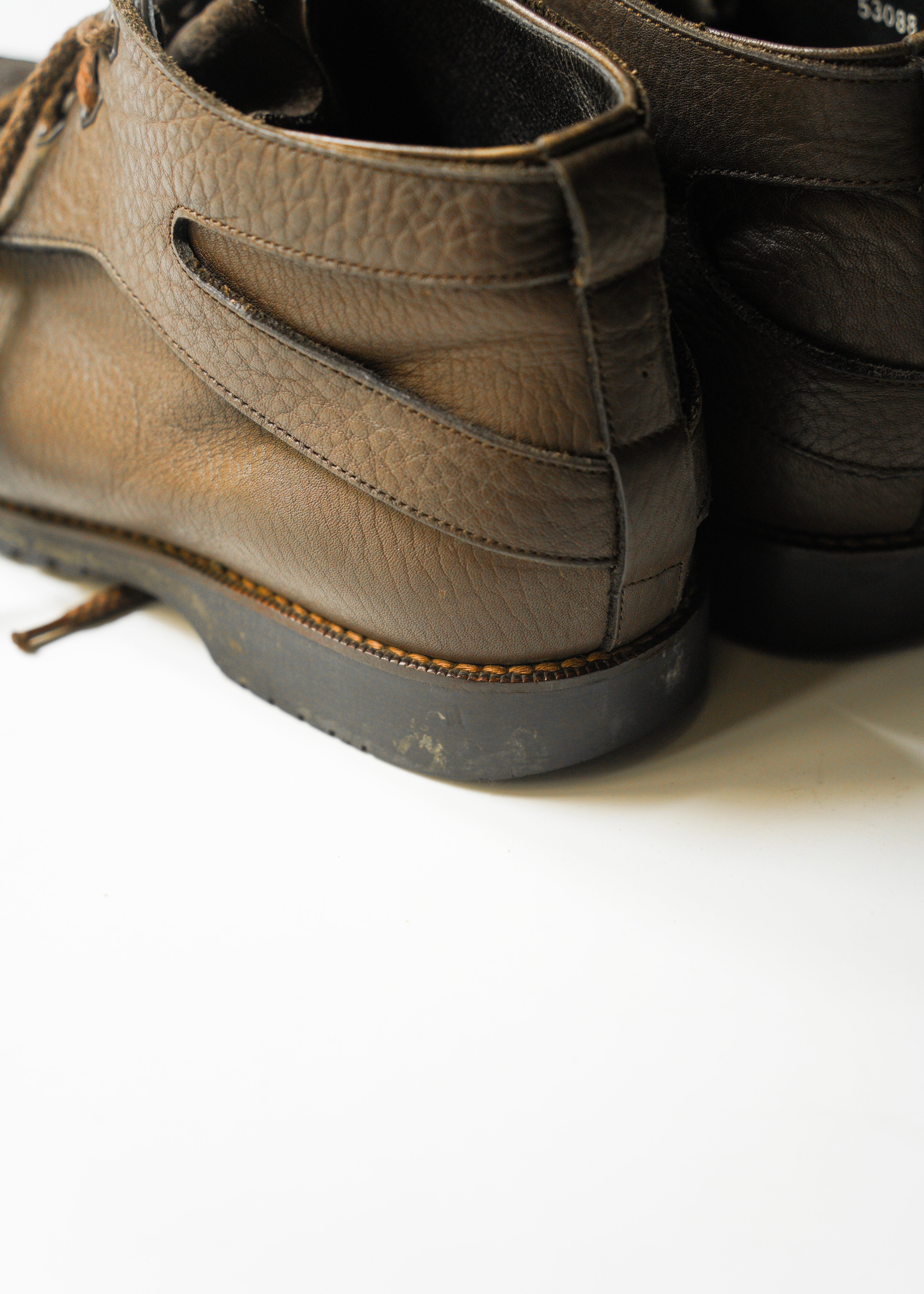 80’s ISSEY MIYAKE lace up leather ankle boots