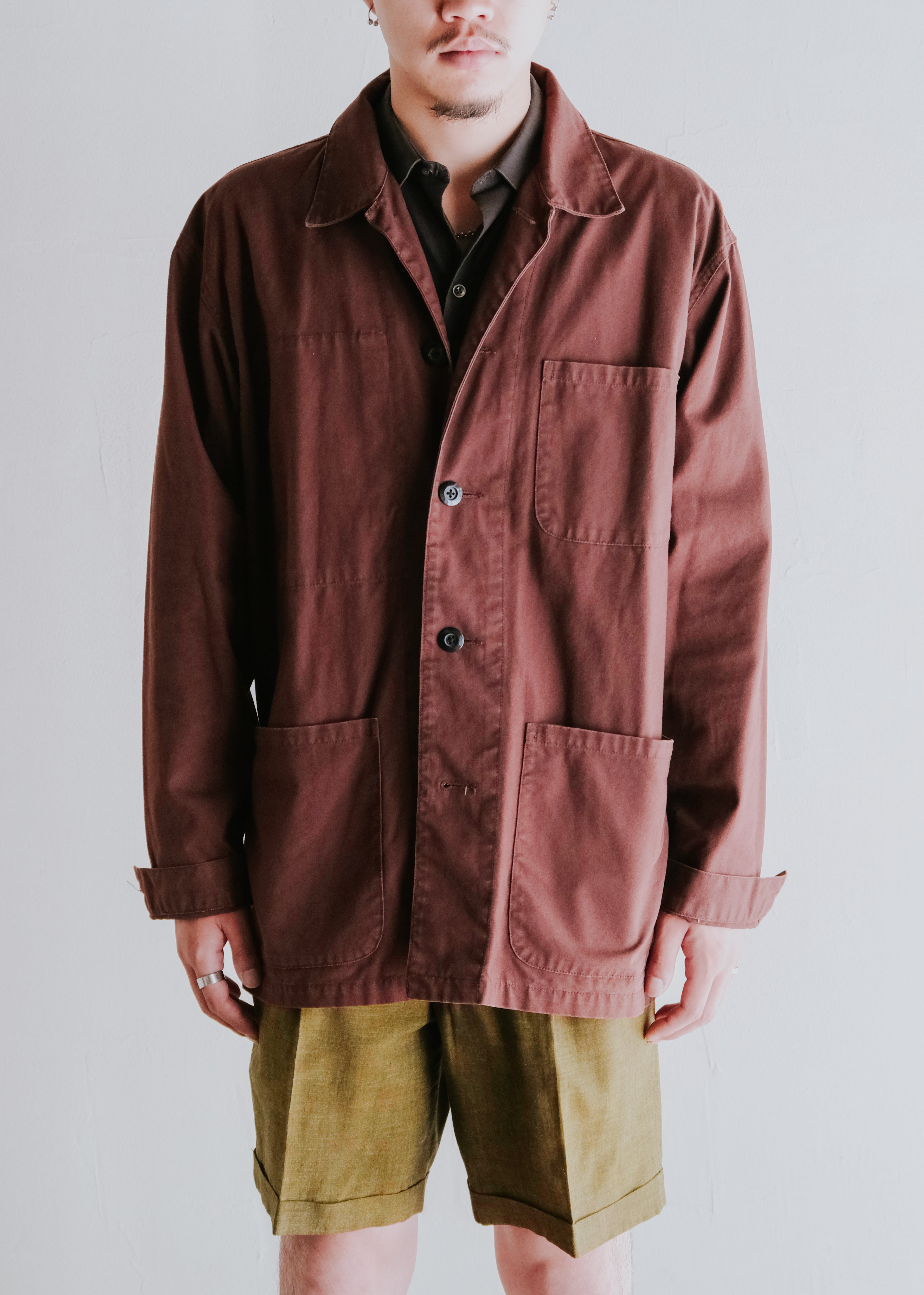 80's Japanese vintage cotton coveralls