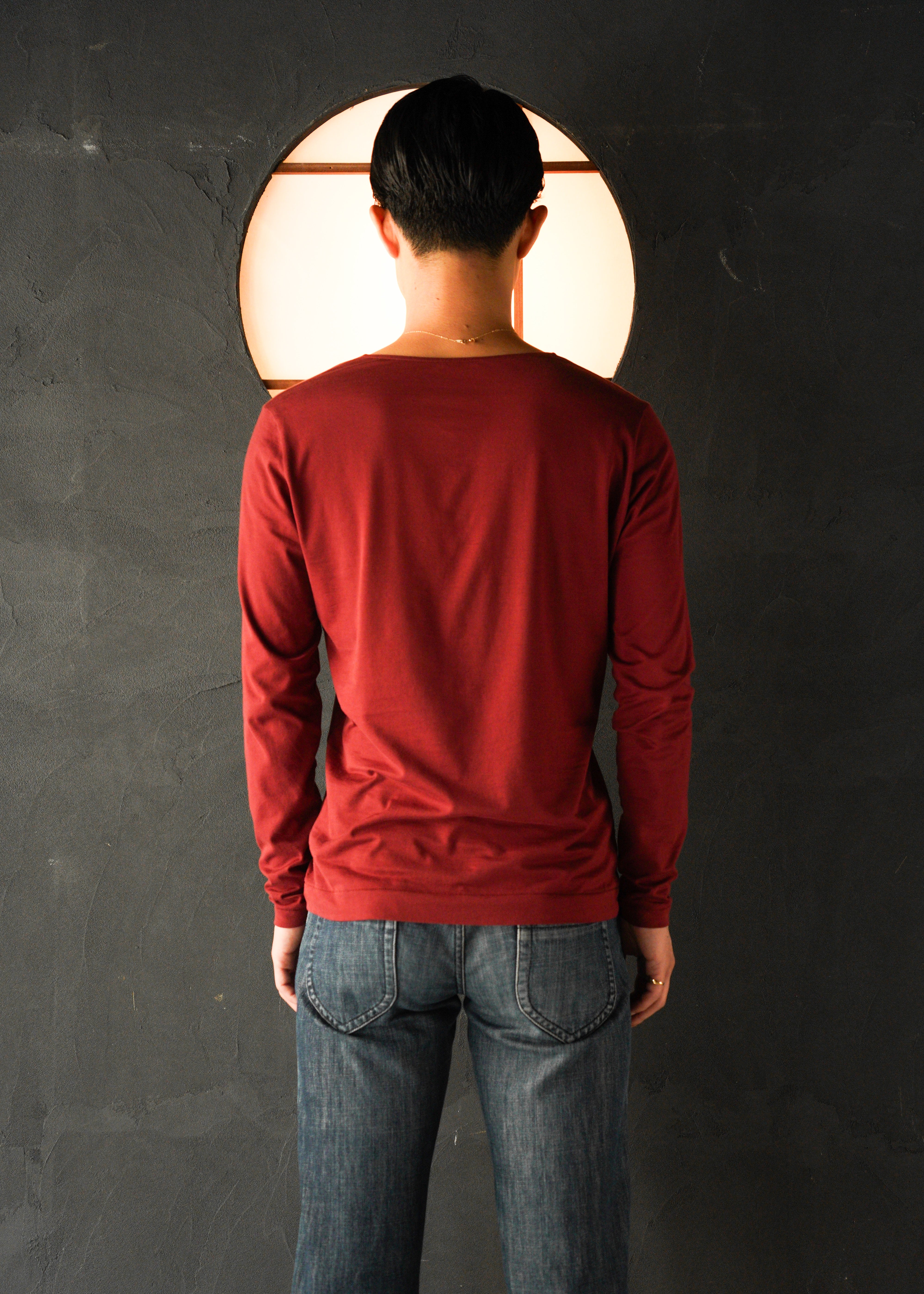 BOTTEGA VENETA 2010SS V neck cotton long sleeve top