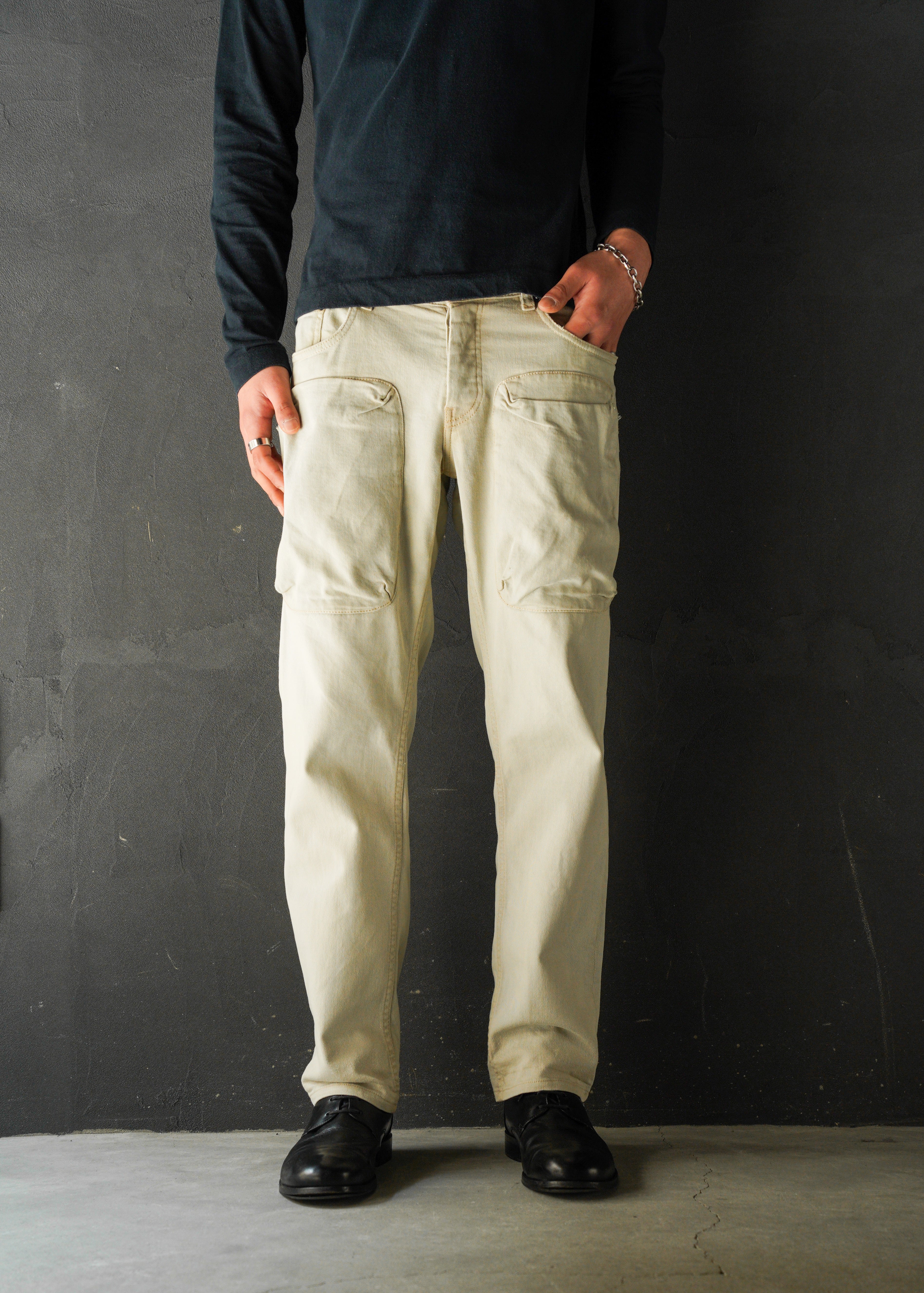 HELMUT LANG ヘルムートラング ジップポケット クラシックカット デニム ストレートジーンズ アーカイブ ヴィンテージ メンズ