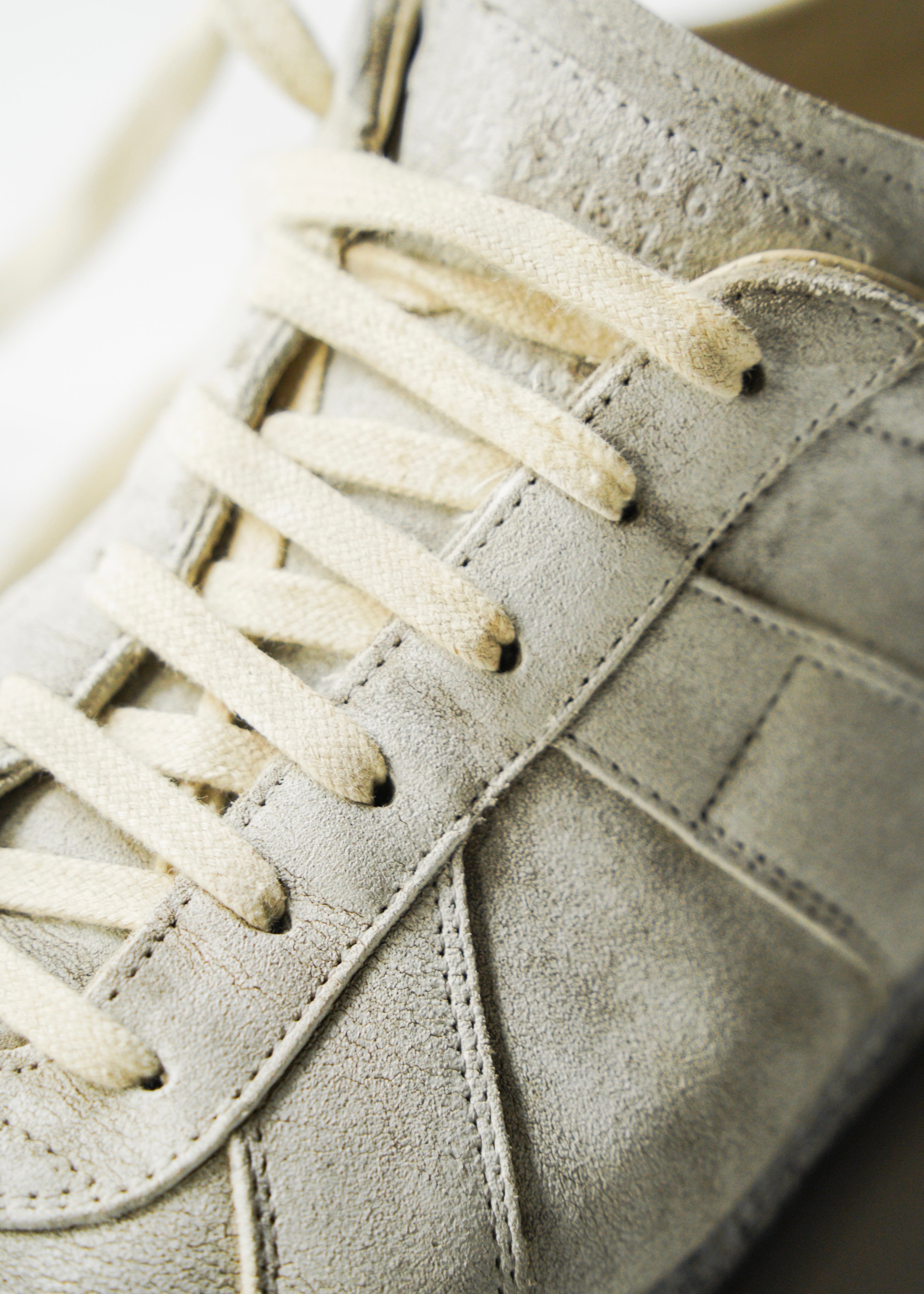 10’s Maison Margiela coated lamb skin GERMAN TRAINER