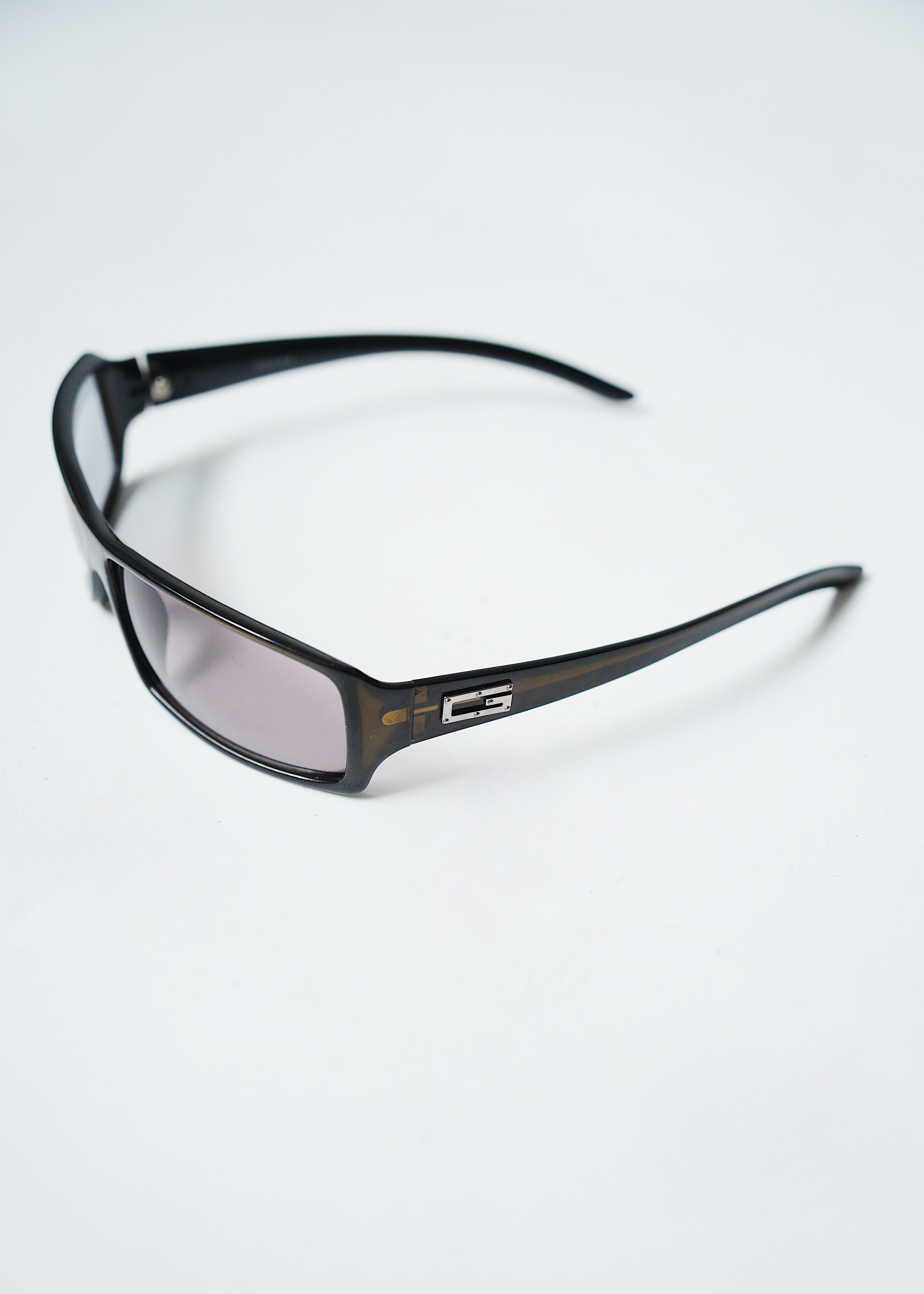 GUCCI clear frame sunglasses