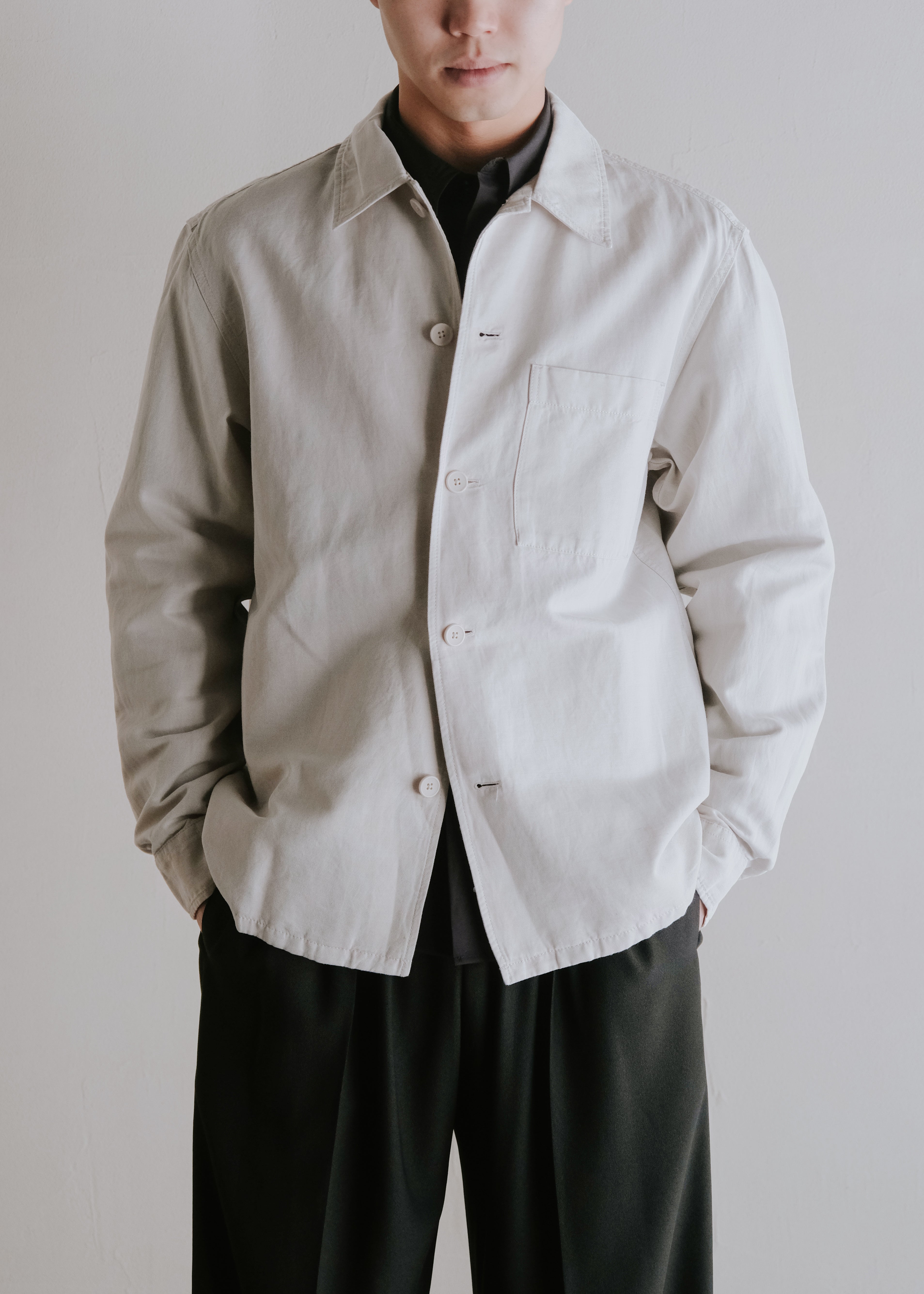 JEANPAULKNOTT 26SS MEN'S WORKER JACKET / OFFWHITE