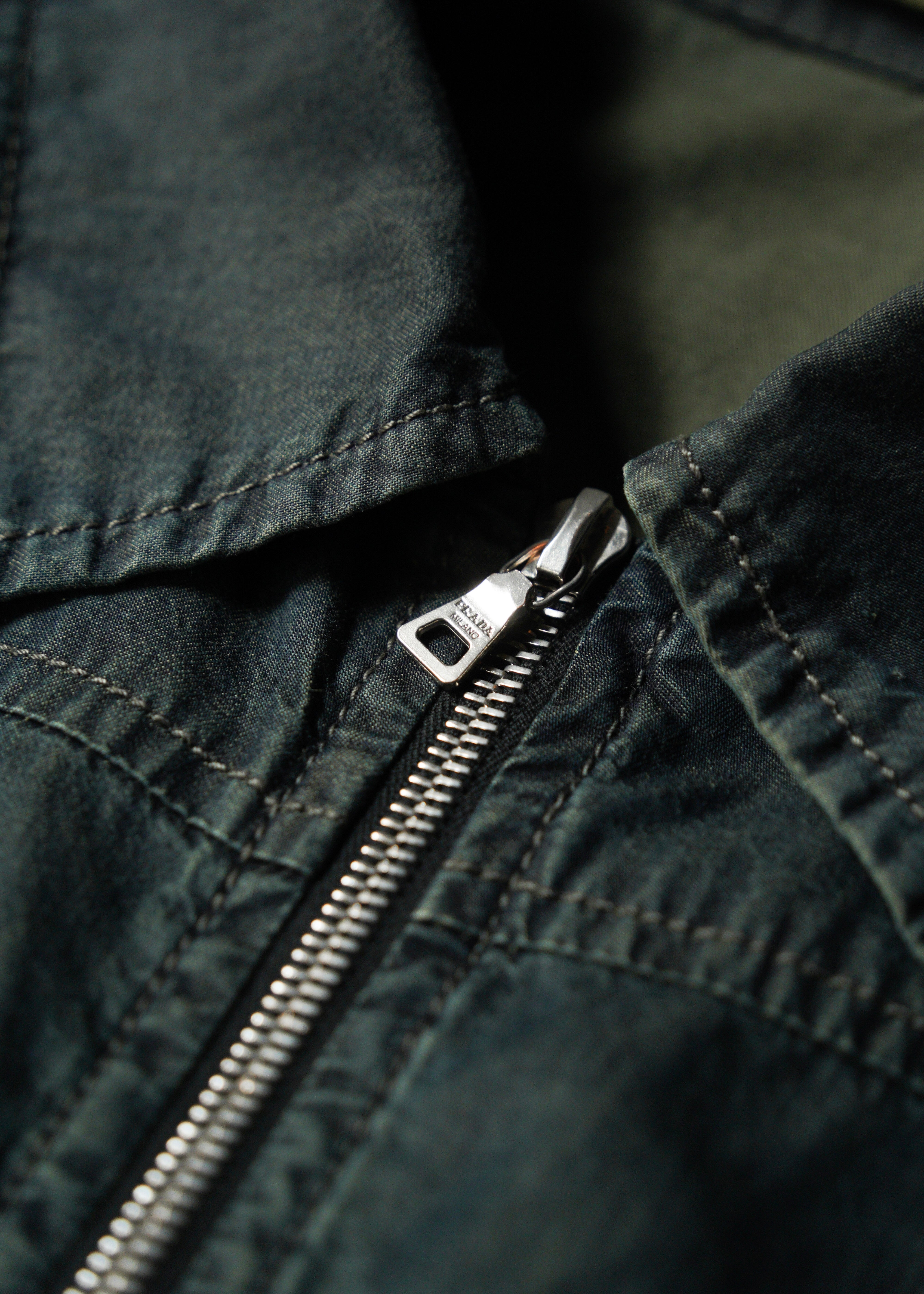 00’s PRADA zip up cotton jacket