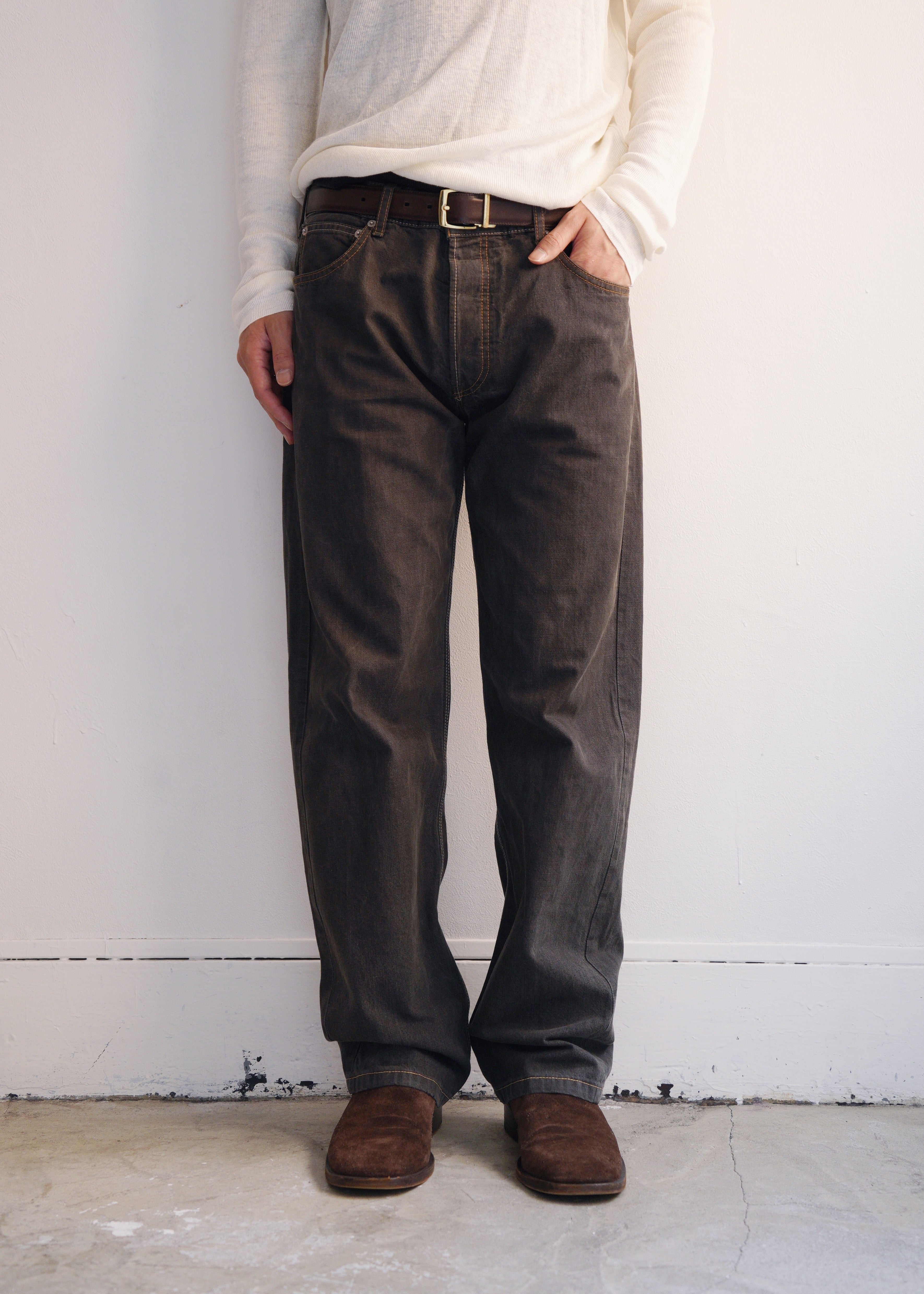90's JIL SANDER wide straight denim