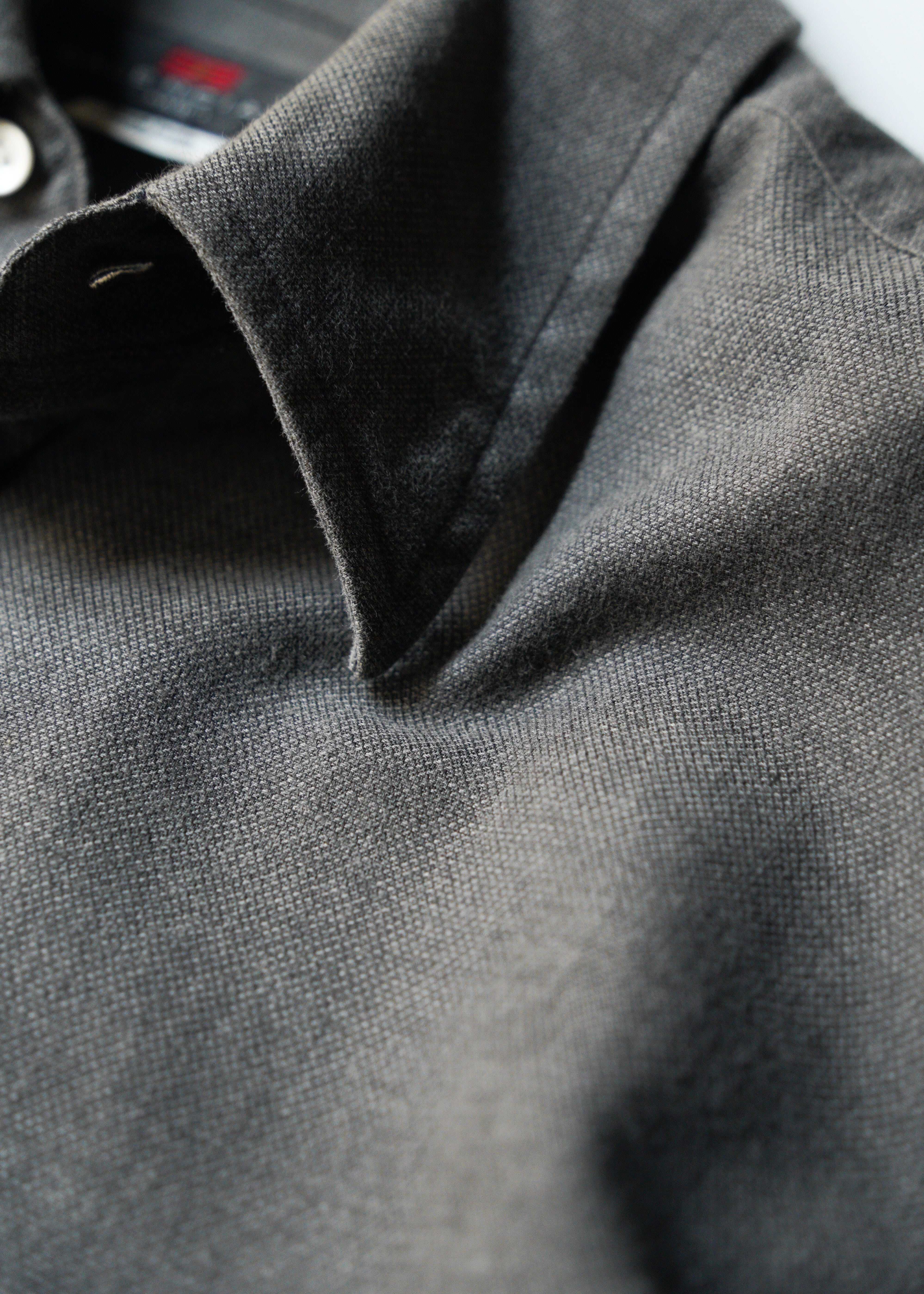 90’s BALENCIAGA regular collar long sleeve cotton shirt