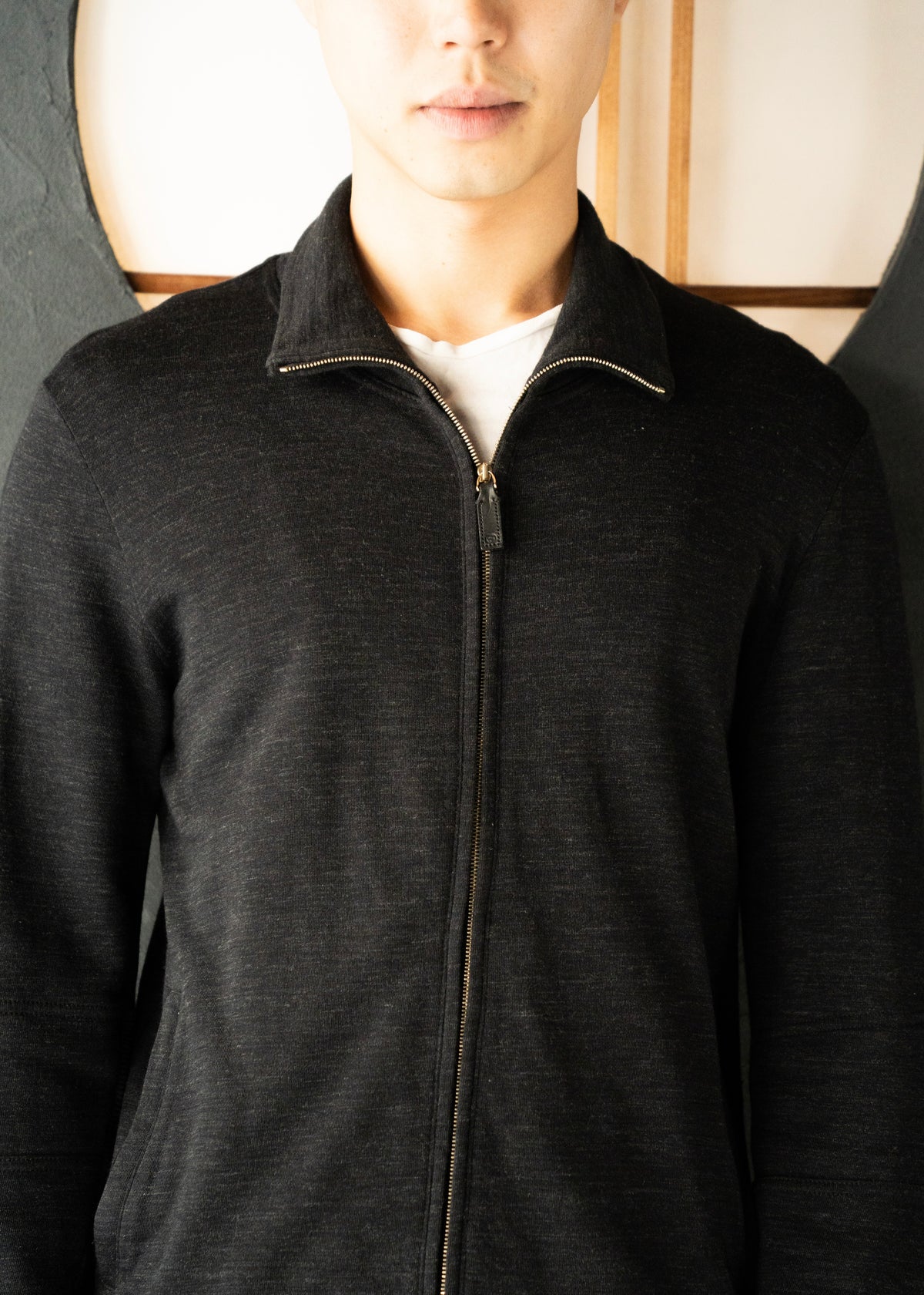00’s GUCCI by Tom Ford zip up wool blend sweater