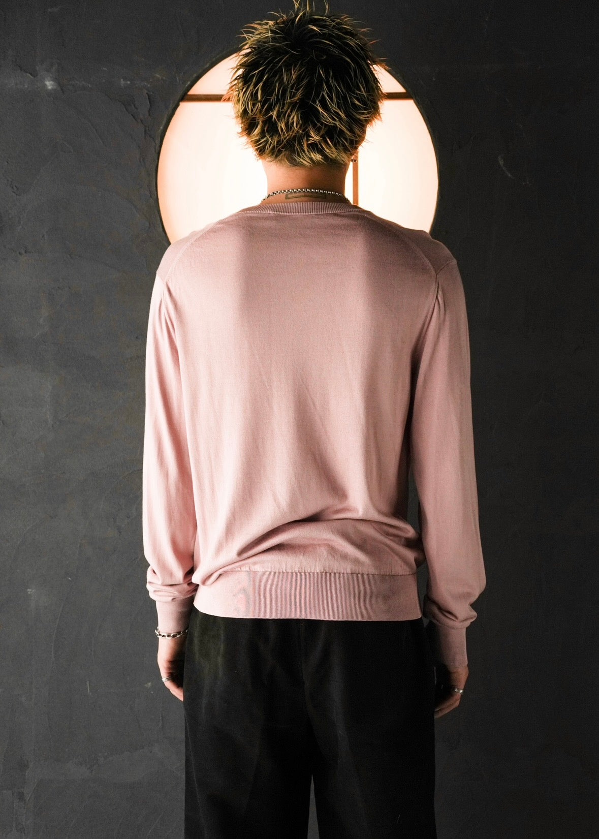 00’s DOLCE&GABBANA v neck silk knit
