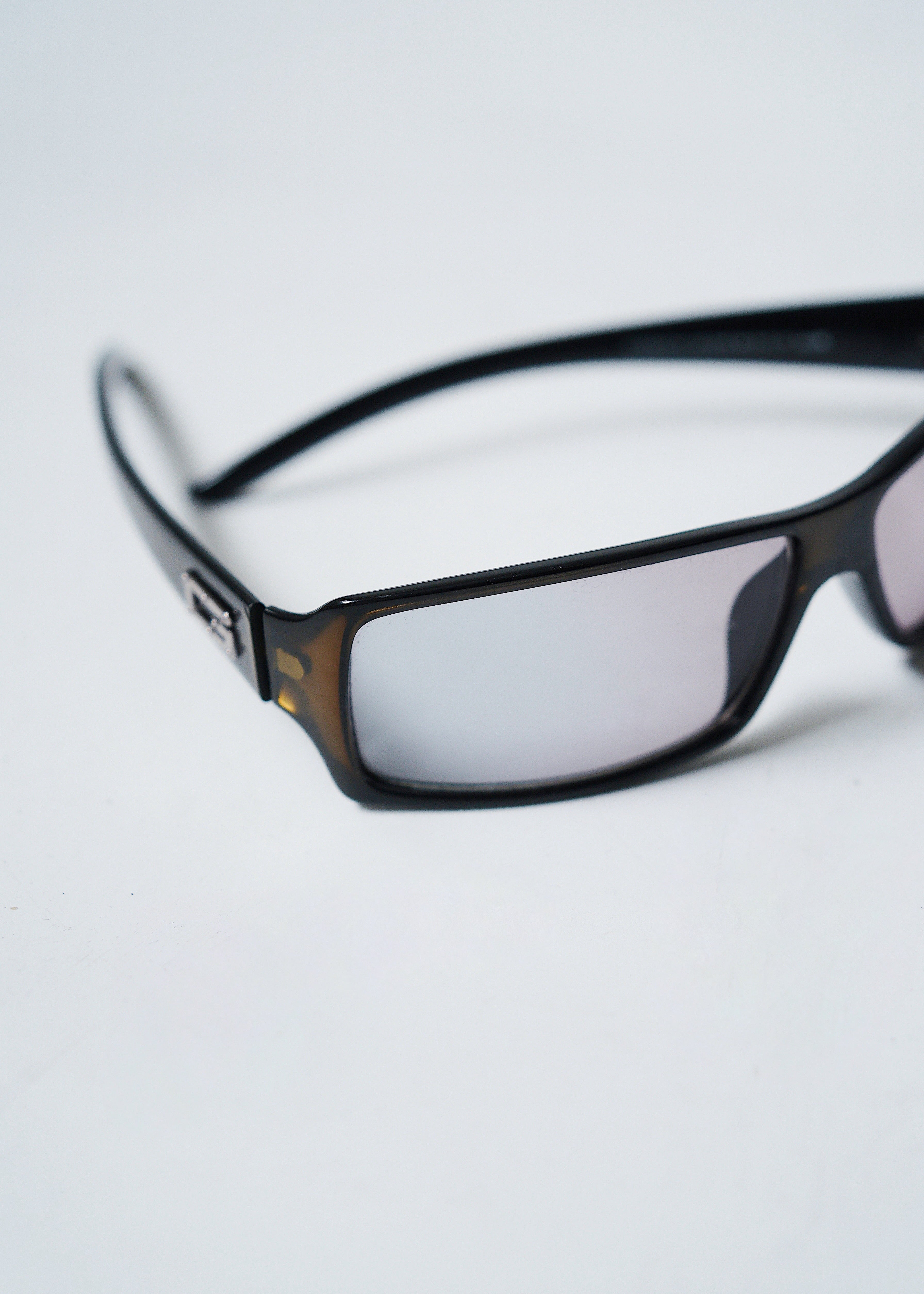 GUCCI clear frame sunglasses