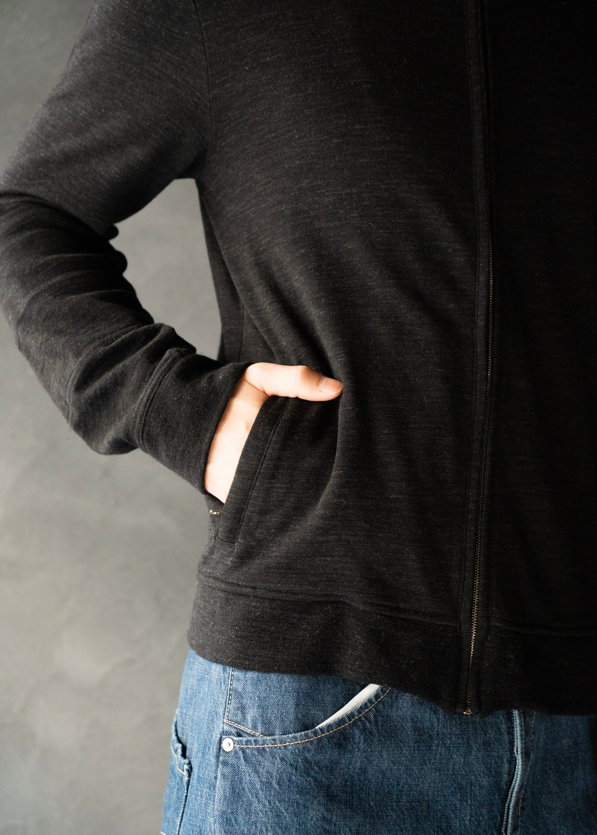 00’s GUCCI by Tom Ford zip up wool blend sweater