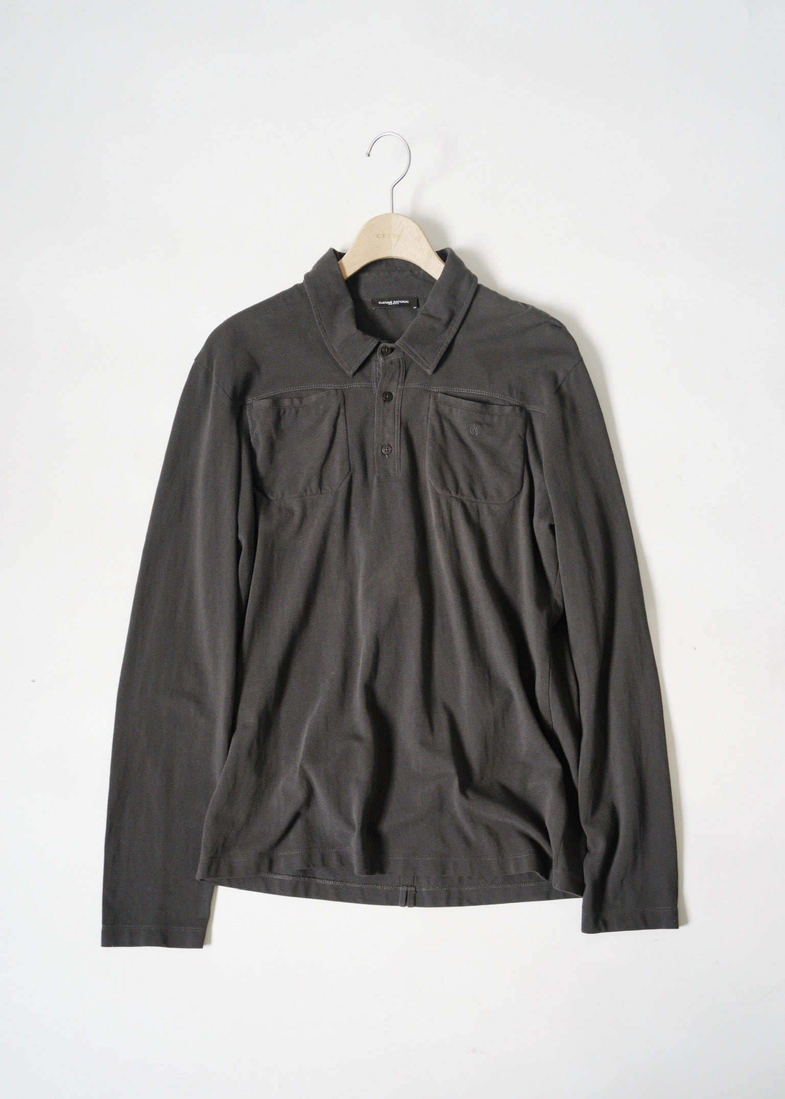 CoSTUME NATIONAL HOMME 11AW cotton polo shirt