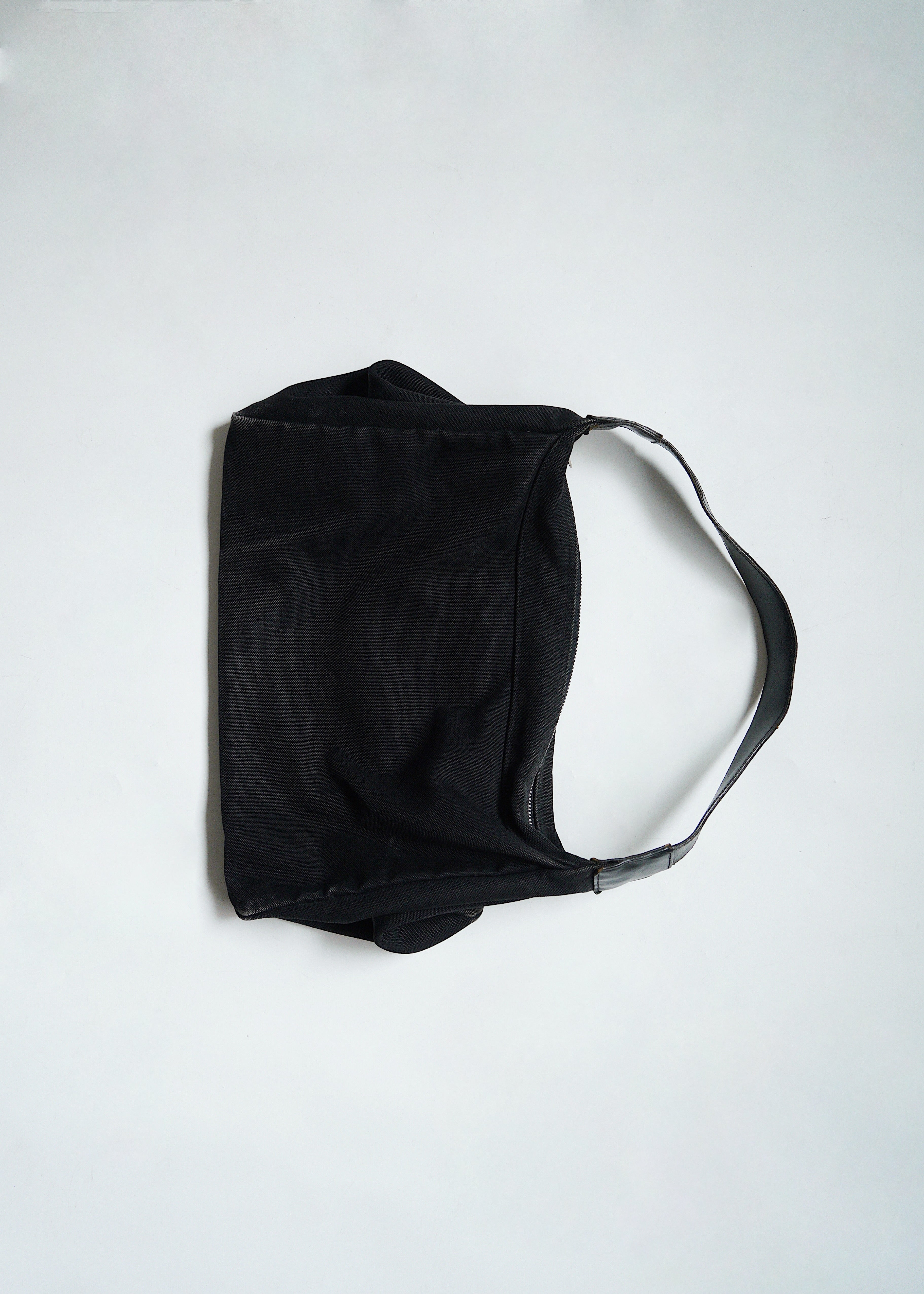 tricot COMME des GARCONS leather canvas shoulder bag