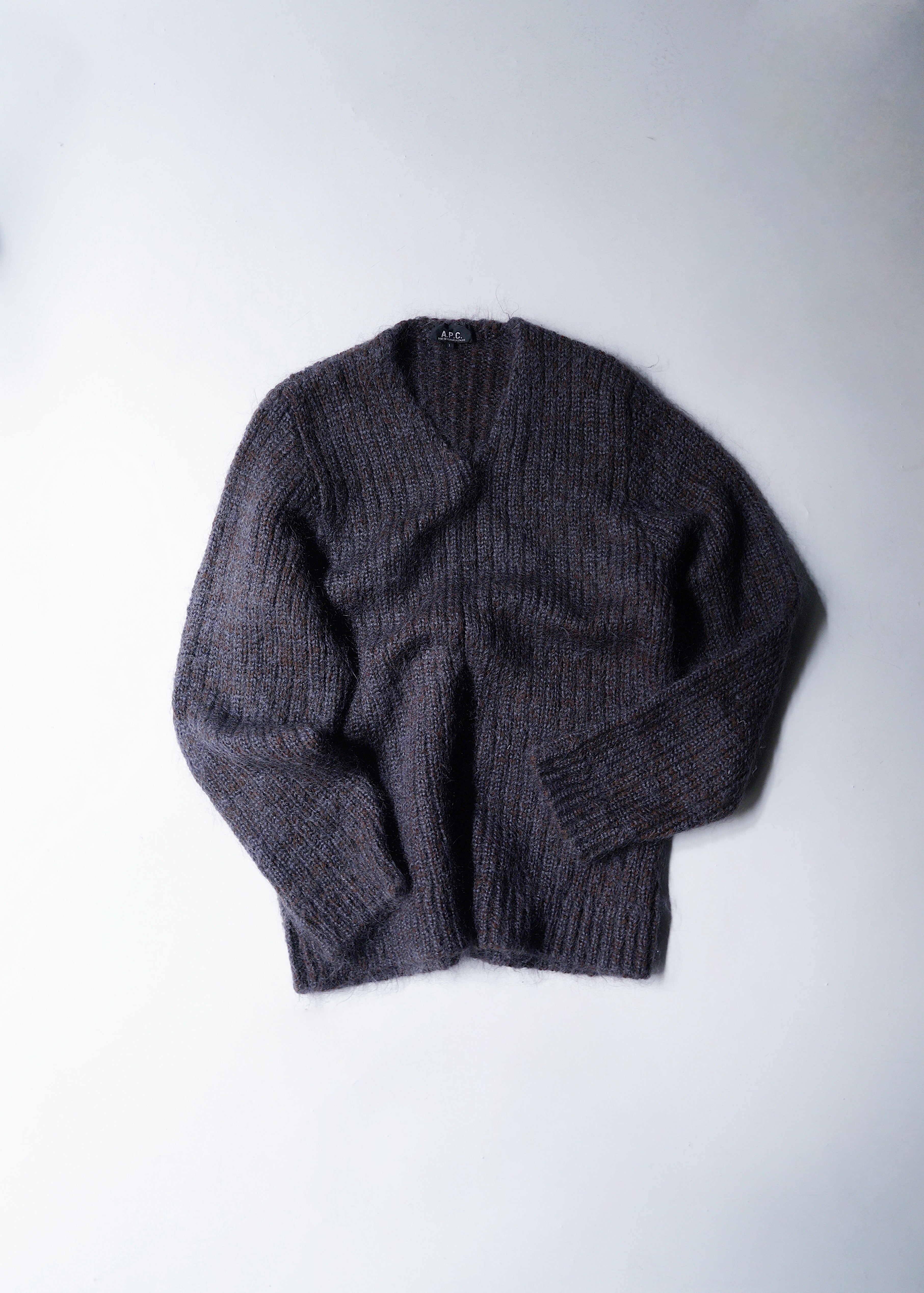 A.P.C. アーペーセー 90年代 Vネック ローゲージ モヘアニット セーター ヴィンテージ アーカイブ メンズ