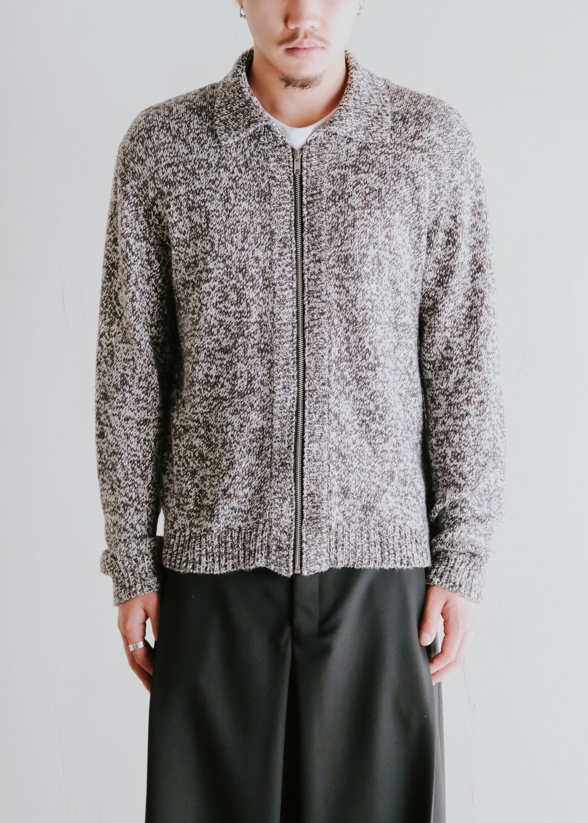 90's agnes b. homme marble drivers knit