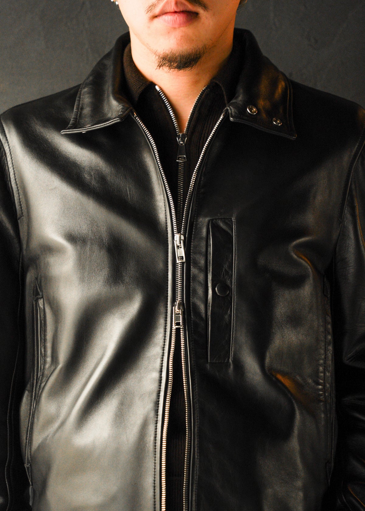 NAMACHEKO 26AW WILBUR LEATHER JACKET