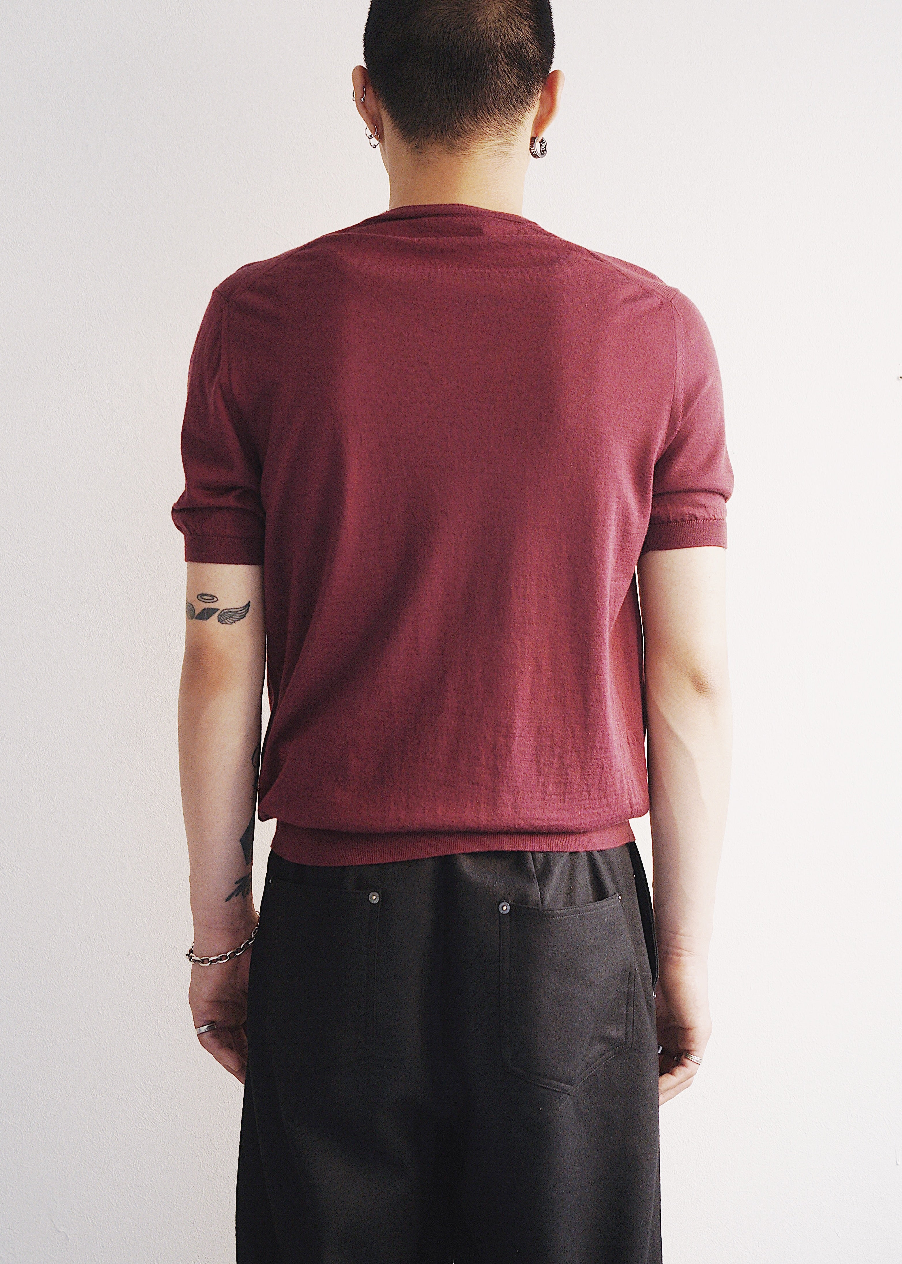 PRADA 2019 crew neck short sleeve knit