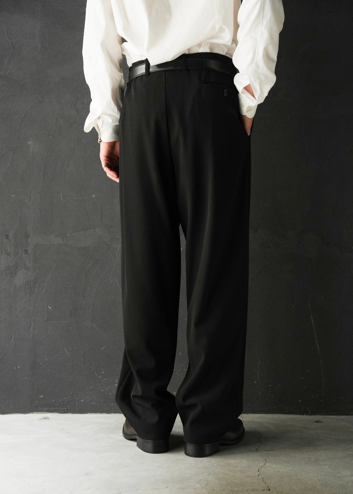 90-00’s GIORGIO ARMANI tapered wool slacks